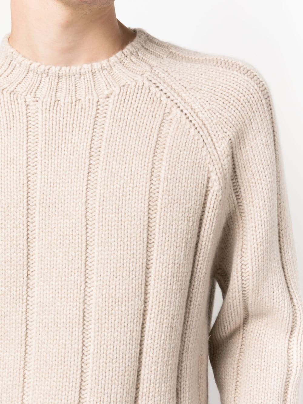 Brunello Cucinelli o1w1db10924 Cashmere Sweater in Light Beige Size US XXL / EU 58 / 5 - 6 Thumbnail