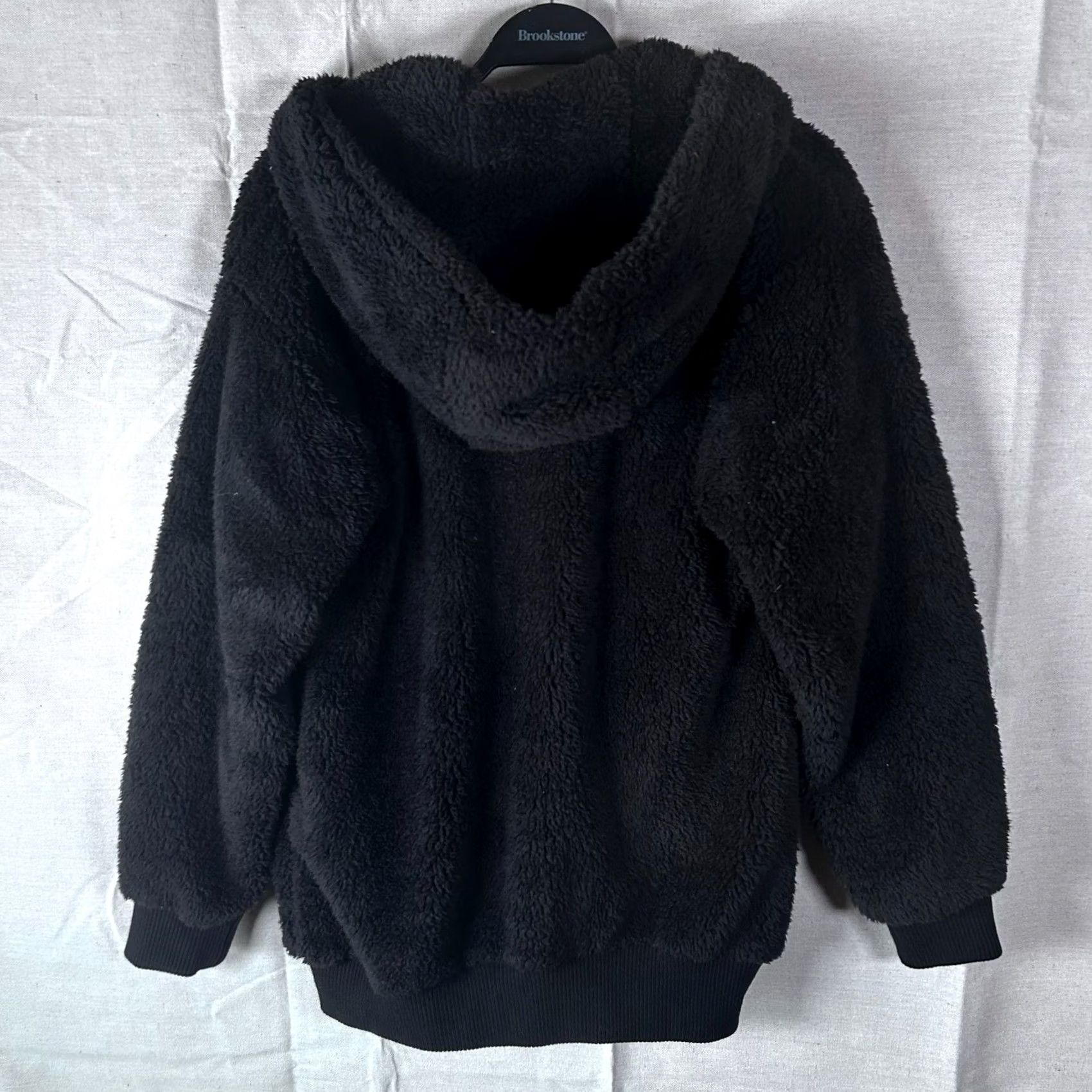 Obey OBEY N89 Propaganda Mens XS Black Sherpa Fleece Full Zip Hoodie Jacket Size US XS / EU 42 / 0 - 3 Thumbnail