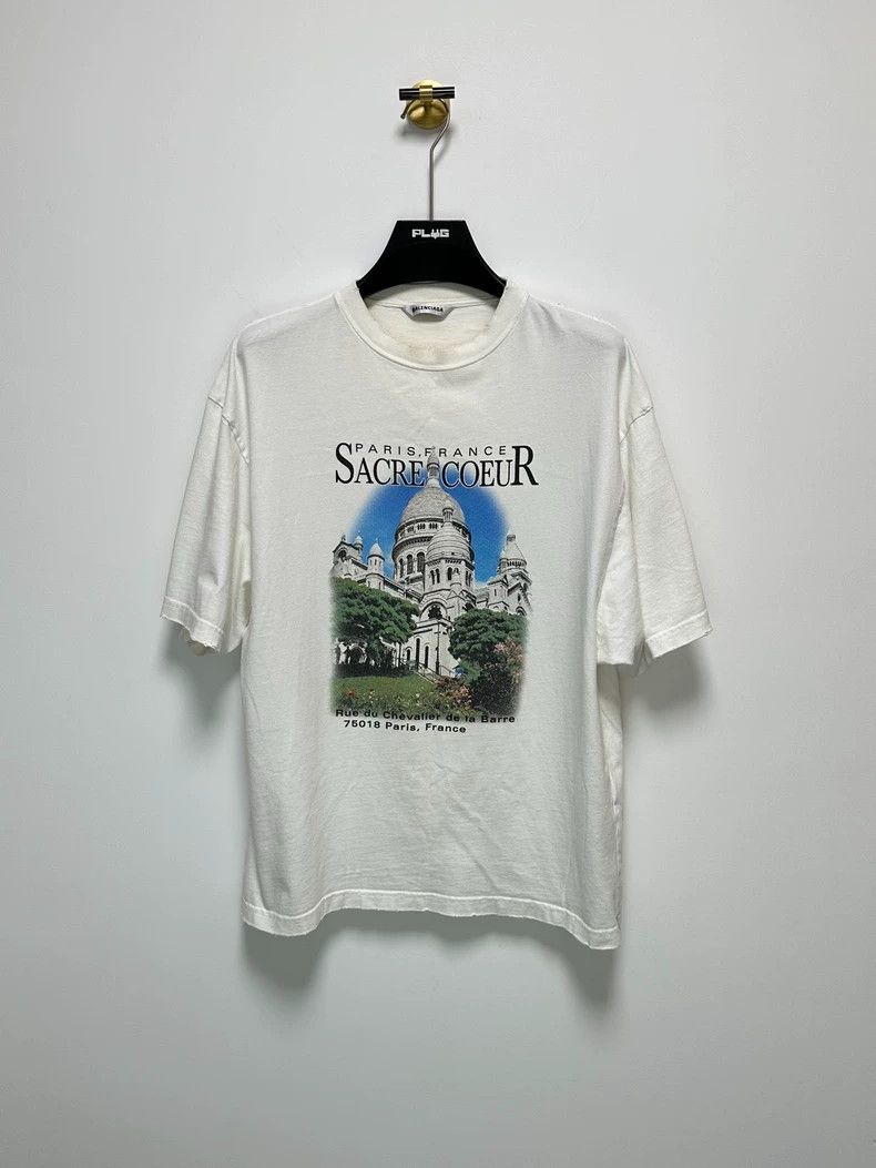 Balenciaga Balenciaga Reversible Church Print Short Sleeve Size US XS / EU 42 / 0 - 1 Thumbnail
