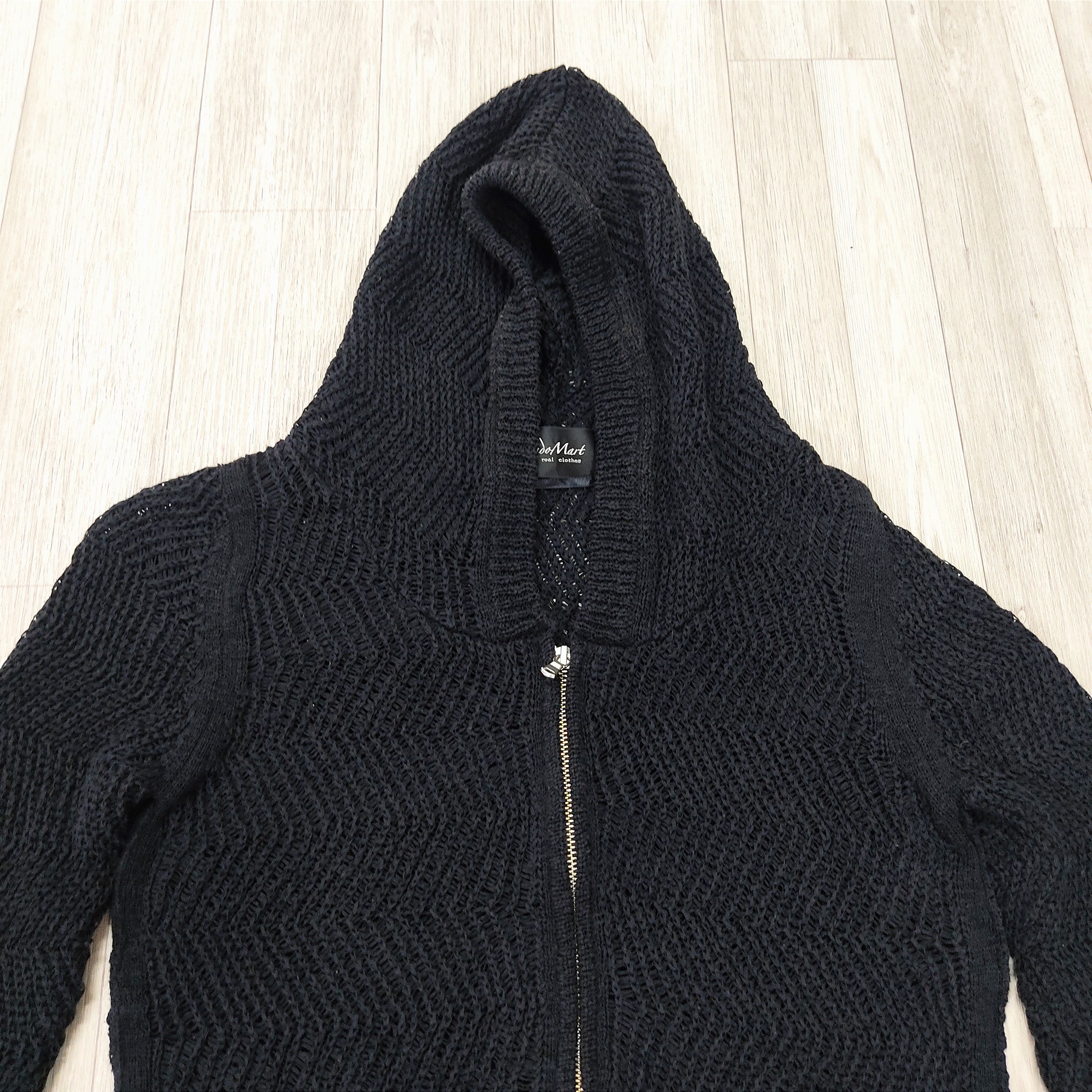 Tornado Mart Beautybeast TORNADO MART Mesh Knitted Hooded Cardigan Size US M / EU 48-50 / 2 - 5 Thumbnail