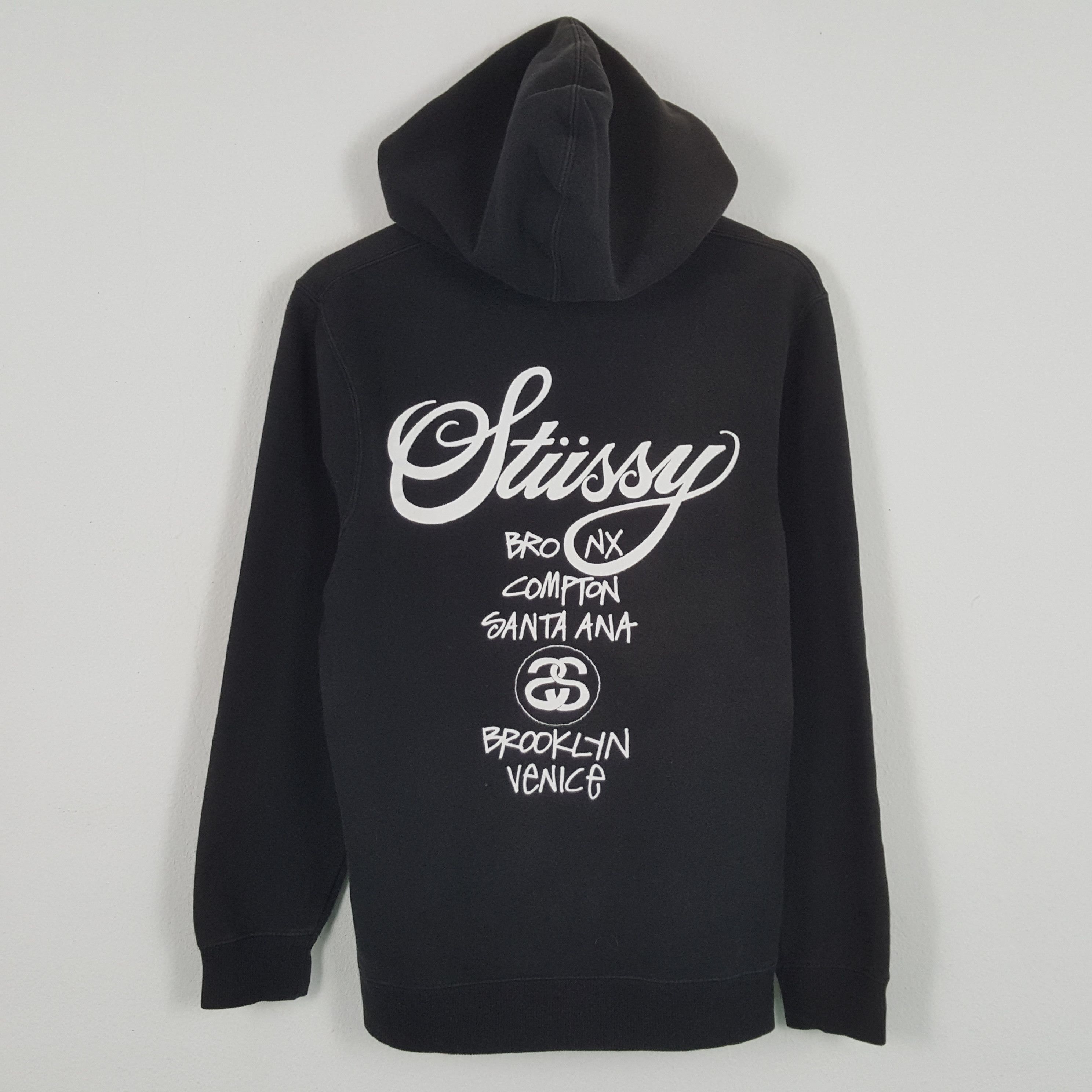 Stussy STUSSY Streetwear Skateboard Style Backprint Design Hoodies Size US S / EU 44-46 / 1 - 1 Thumbnail