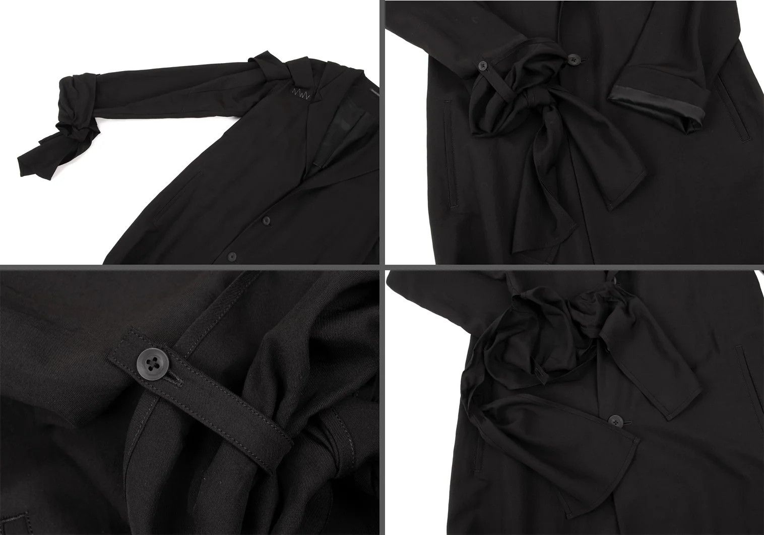 Yohji Yamamoto Yohji Yamamoto Hard Twist Gabardine Set Up Black Size US S / EU 44-46 / 1 - 4 Thumbnail