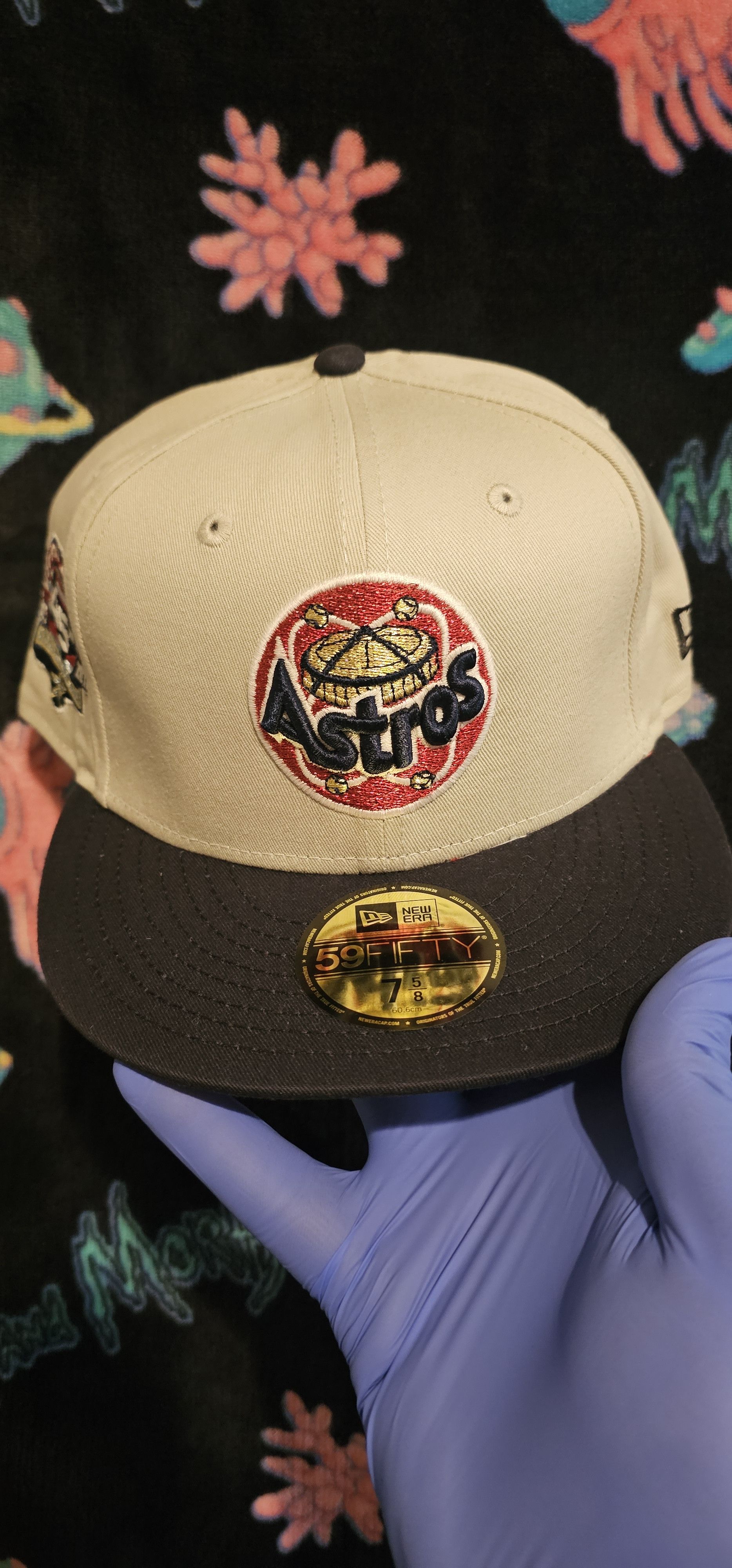 New Era Houston Astros two tone Sz 7 5/8 in Stone & Navy Size ONE SIZE - 1 Thumbnail
