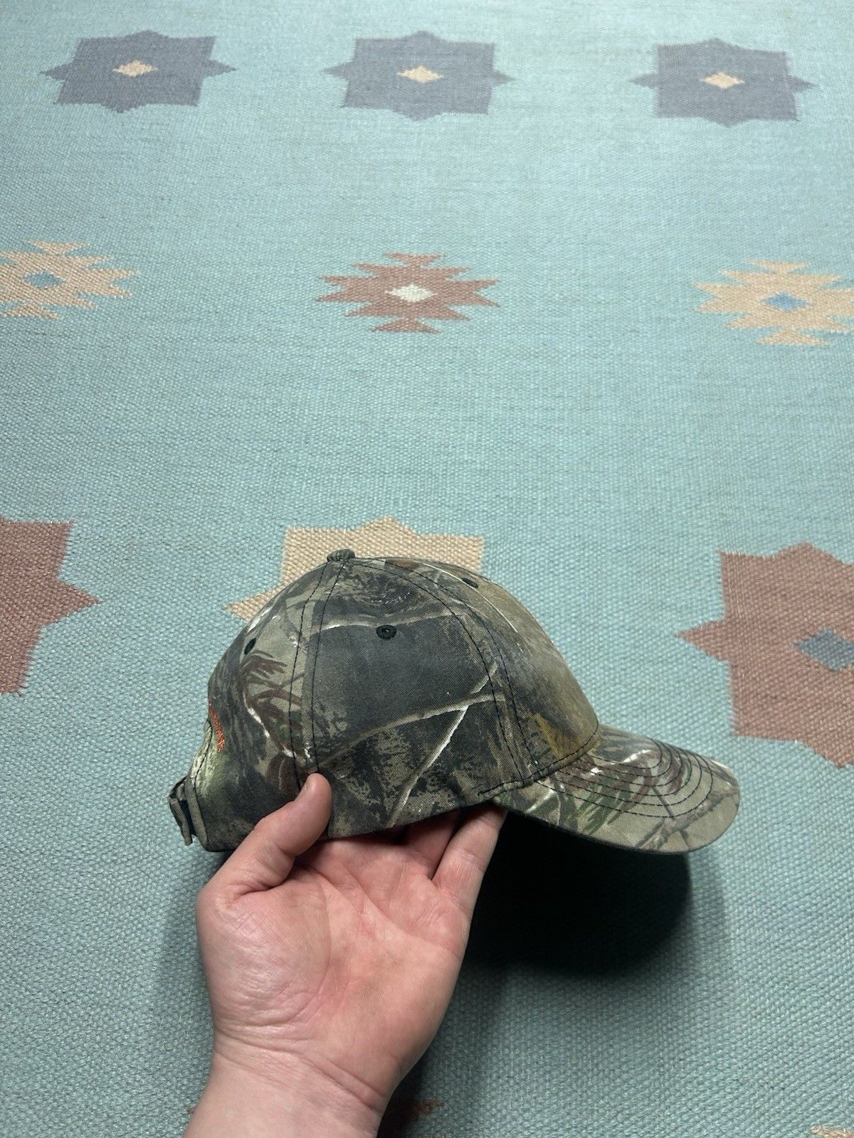 Vintage Vtg strapbac hat camo sustainable forestry initiative nature Size ONE SIZE - 9 Thumbnail