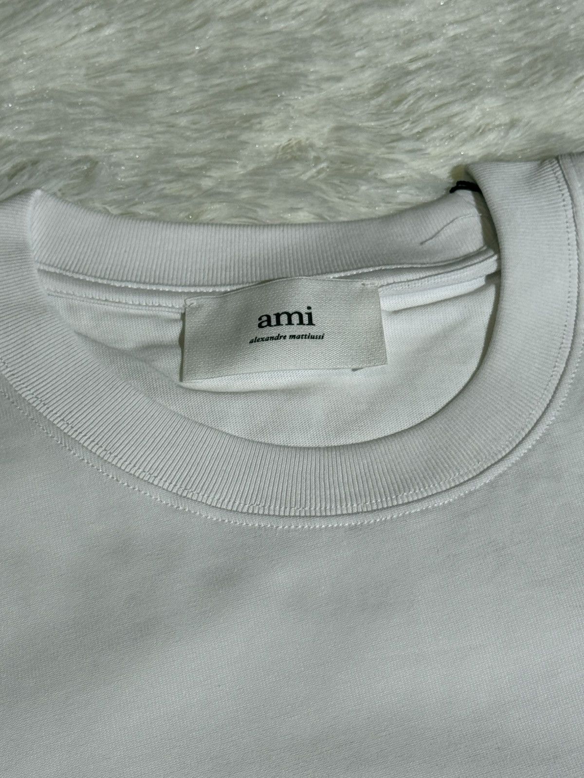 AMI Ami white t shirt Size US XS / EU 42 / 0 - 3 Thumbnail