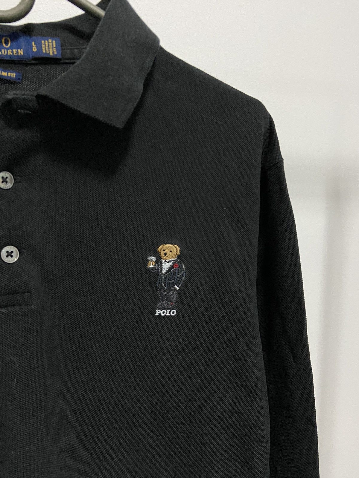 Polo Ralph Lauren × Vintage Polo Bear Ralph Lauren Vintage longsleeve buttons Logo Size US L / EU 52-54 / 3 - 3 Thumbnail