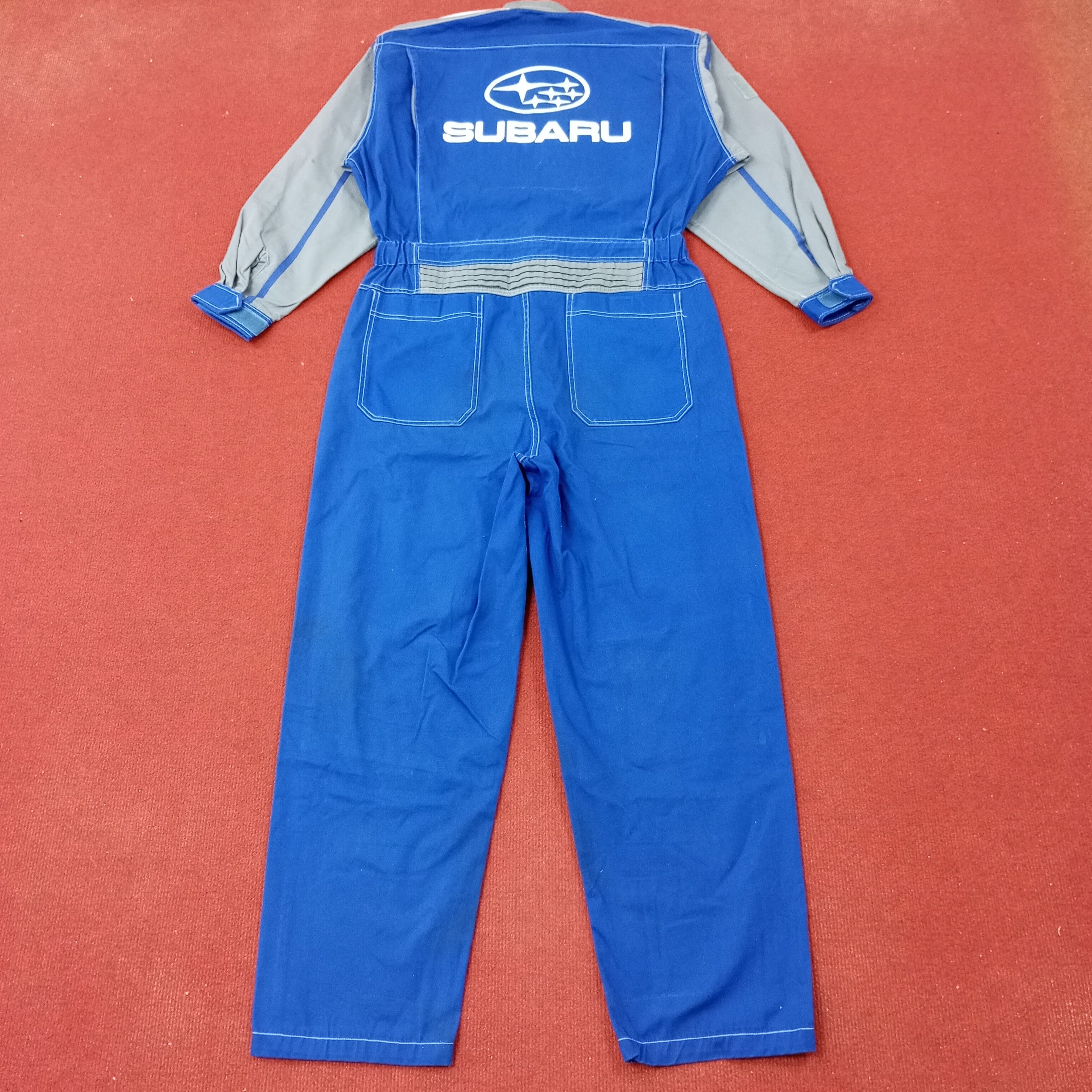 Japanese Brand × Vintage Subaru Japanese Motorsports Coverall Jacket c216n9 Size US M / EU 48-50 / 2 - 1 Thumbnail