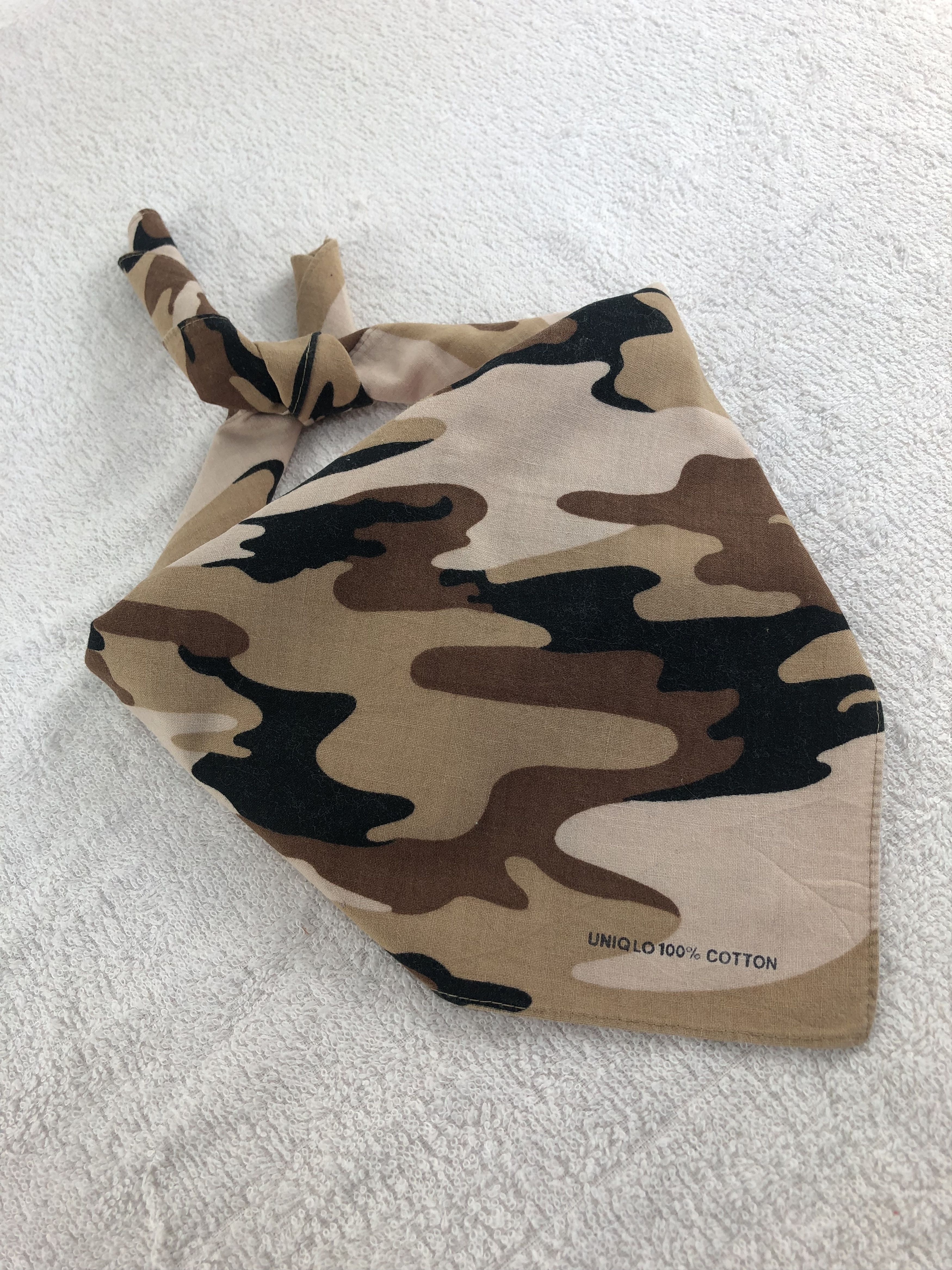 Uniqlo Uniqlo Camo Handkerchief / Bandana / Neckerchief C311 Size ONE SIZE - 2 Thumbnail