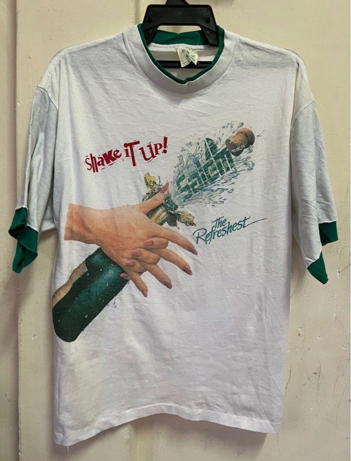 Pepsi × Salem Sportswear × Vintage Vintage Tshirt Salem Shake it up USA Size US XL / EU 56 / 4 - 1 Thumbnail