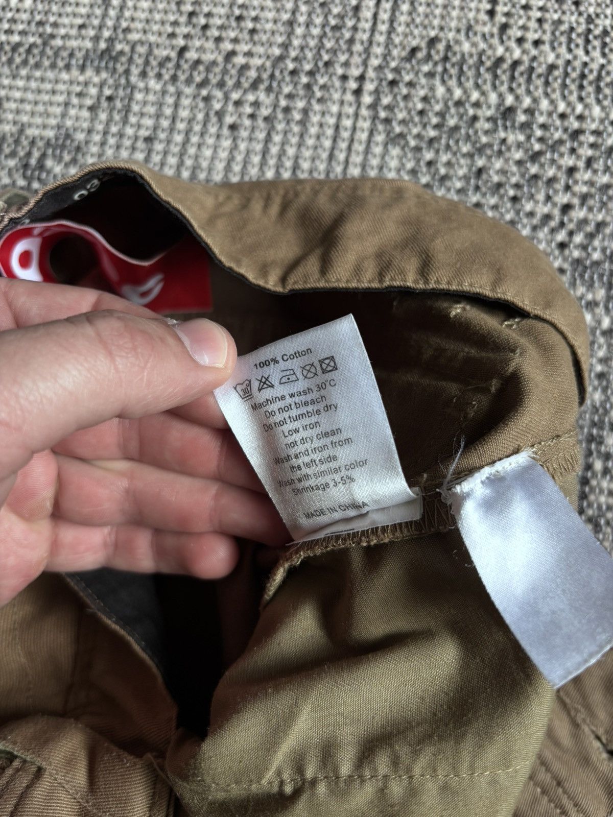 032c 032c Workshop Brown Utility Cargo Pants Red Logo Size US 30 / EU 46 - 12 Thumbnail