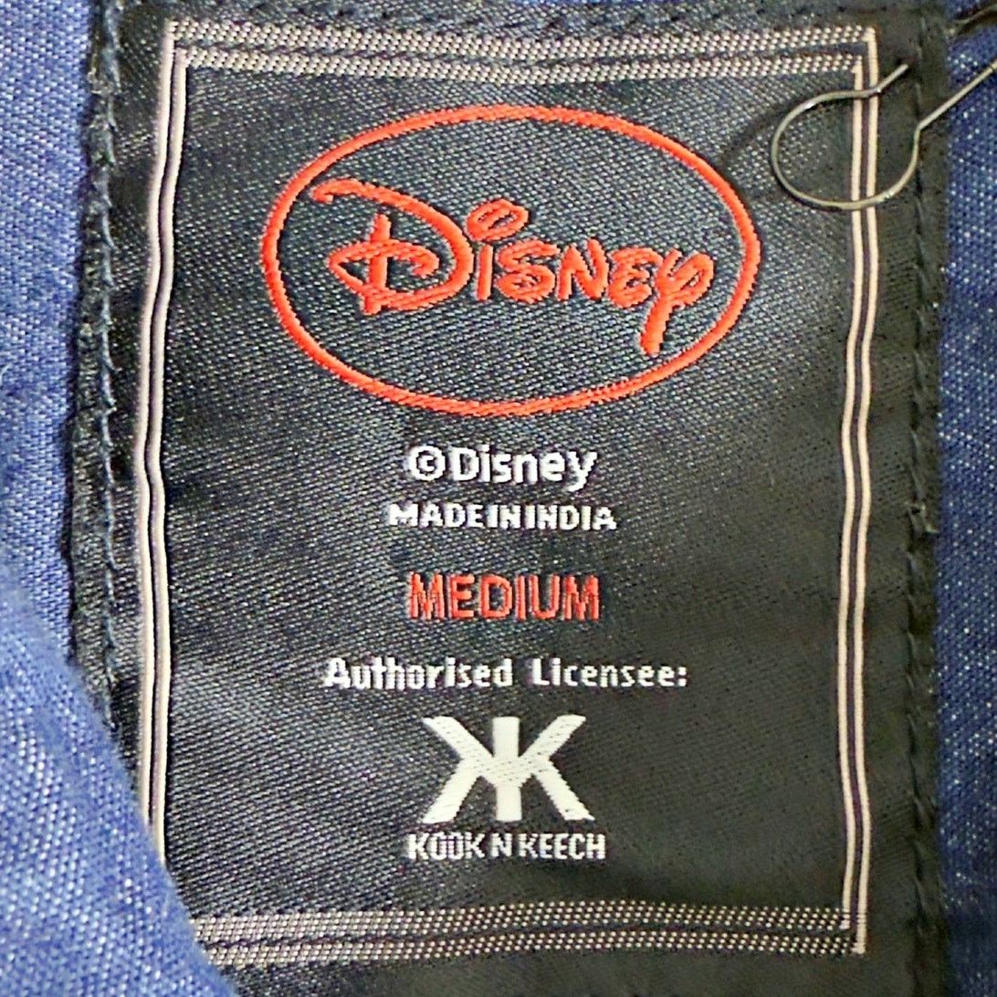 Disney RARE Disney x Kook n Keech Denim Mickey Studded Shirt *FLAW* Size M / US 6-8 / IT 42-44 - 7 Thumbnail