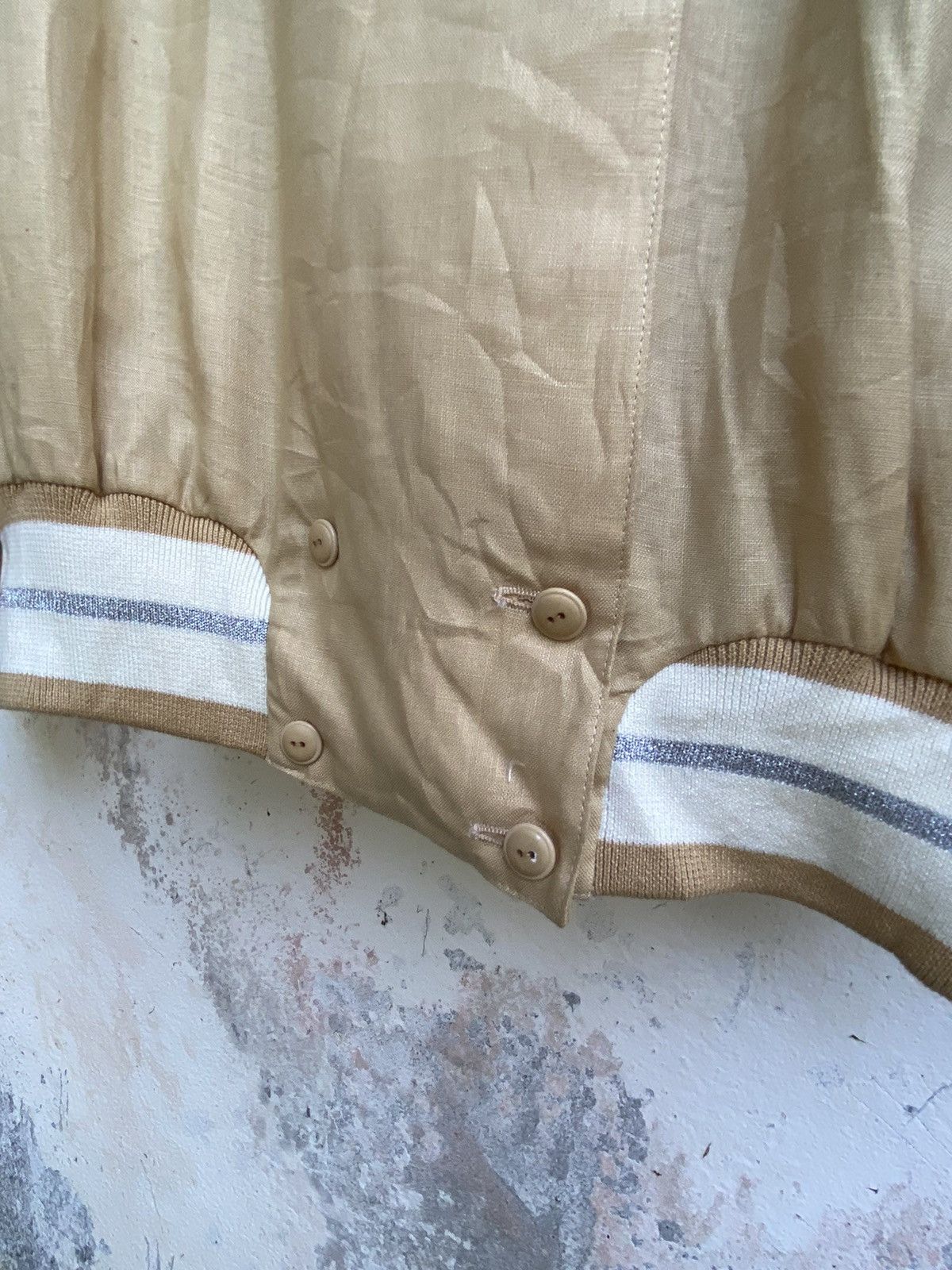 Lancel × Vintage Vintage Lancel Paris Linen Jacket Size US S / EU 44-46 / 1 - 6 Thumbnail