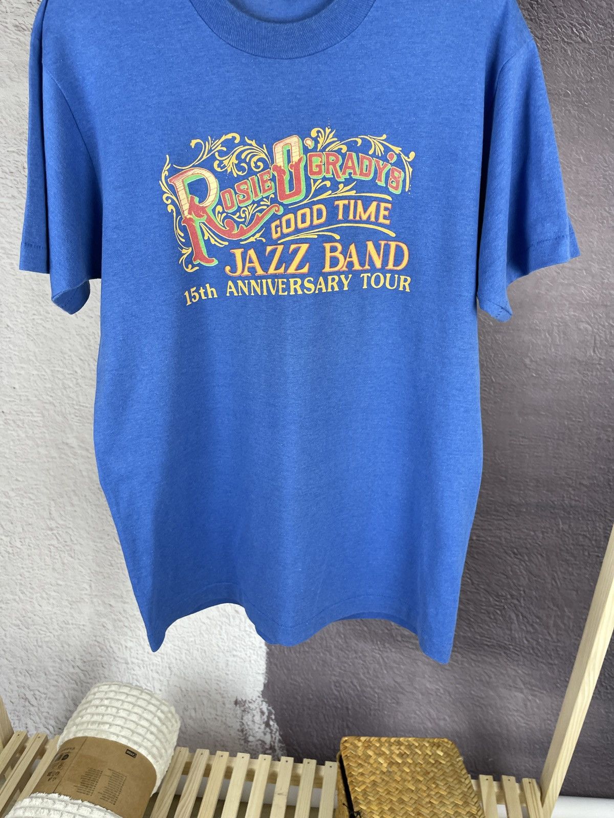 Band Tees Vintage 80 Rosie O'Grady's Good Time Jazz Band Merch T-shirt Size US L / EU 52-54 / 3 - 3 Thumbnail