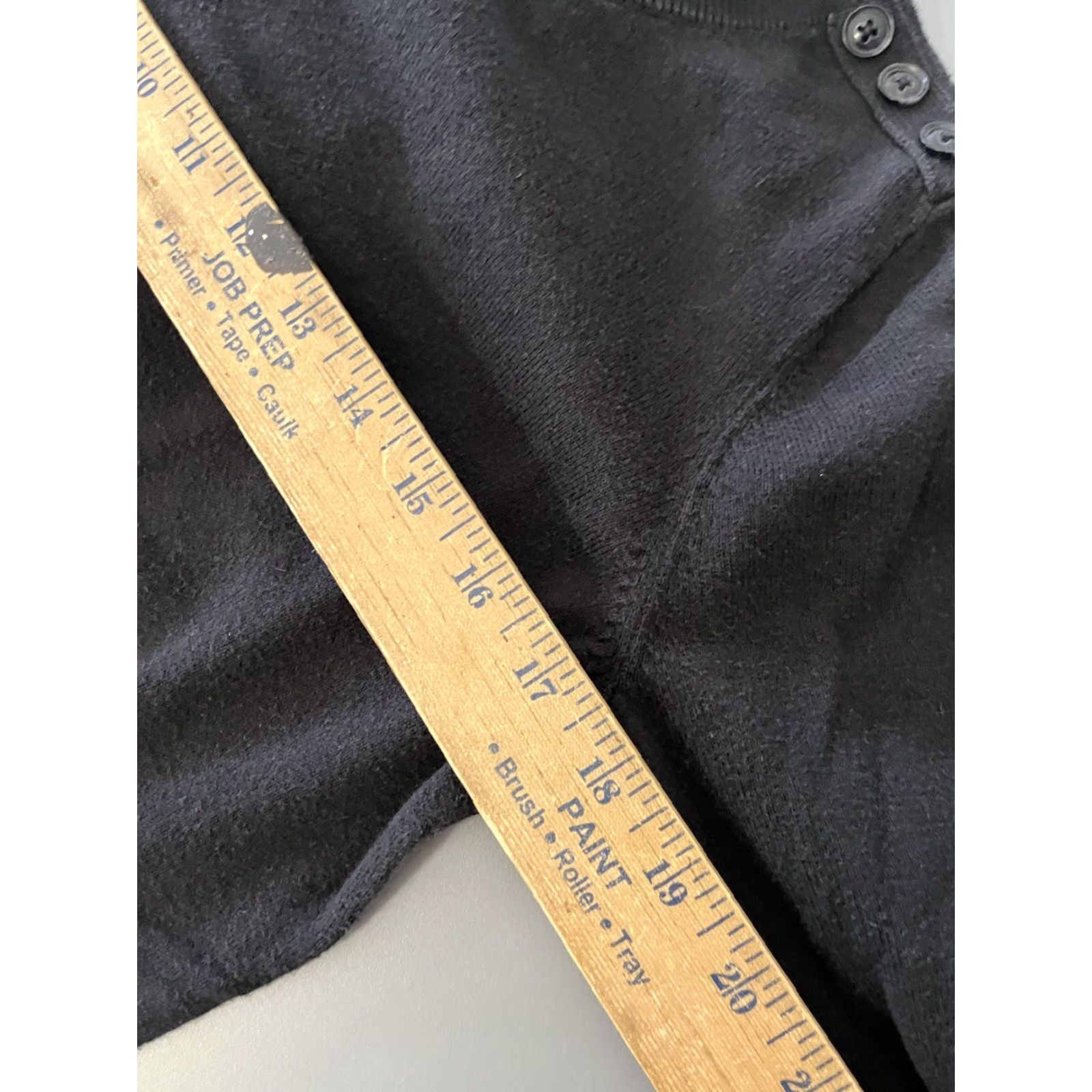 Loft LOFT Sweater Womens Solid Black Button Shoulder Long Sleeve Size M Size M / US 6-8 / IT 42-44 - 5 Thumbnail