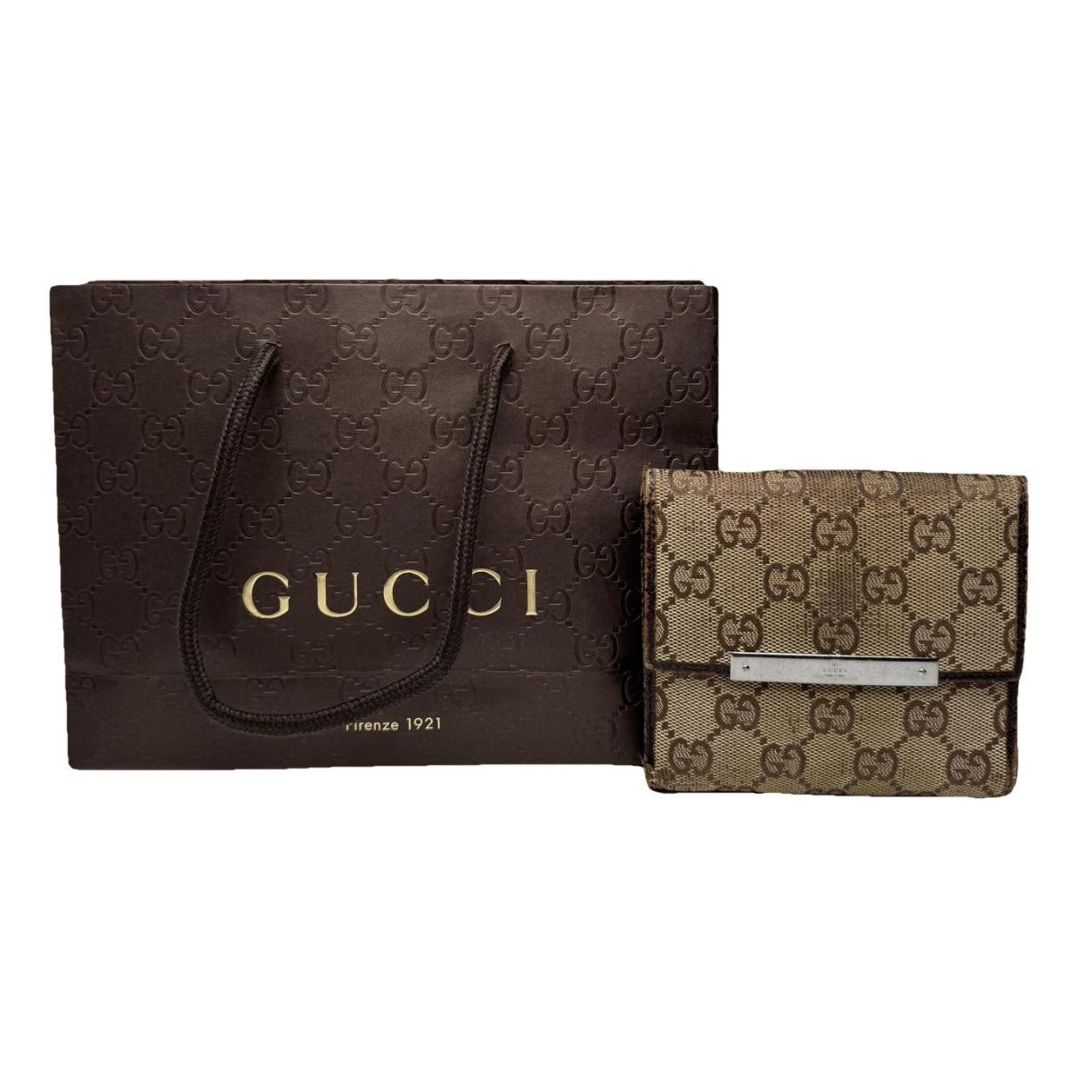 Gucci Zumi Beige Cotton Wallet Size ONE SIZE - 1 Thumbnail
