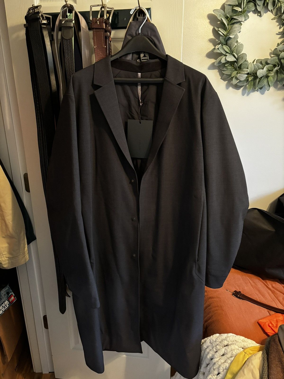 Veilance Lenan Insulated Tech Wool Topcoat Men's | Grailed