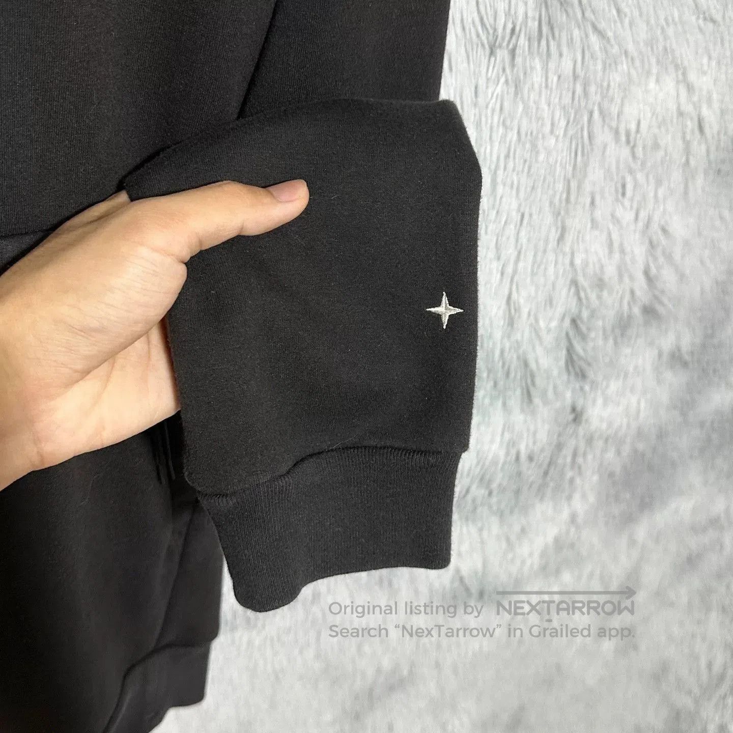 Stone Island black stone island hooded sweatshirt XL. Size US XL / EU 56 / 4 - 4 Thumbnail