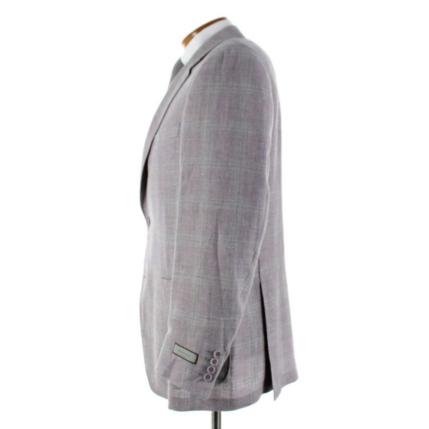 Canali Canali Sport Coat Size 46 Regular US in Purple Size 46R - 4 Thumbnail