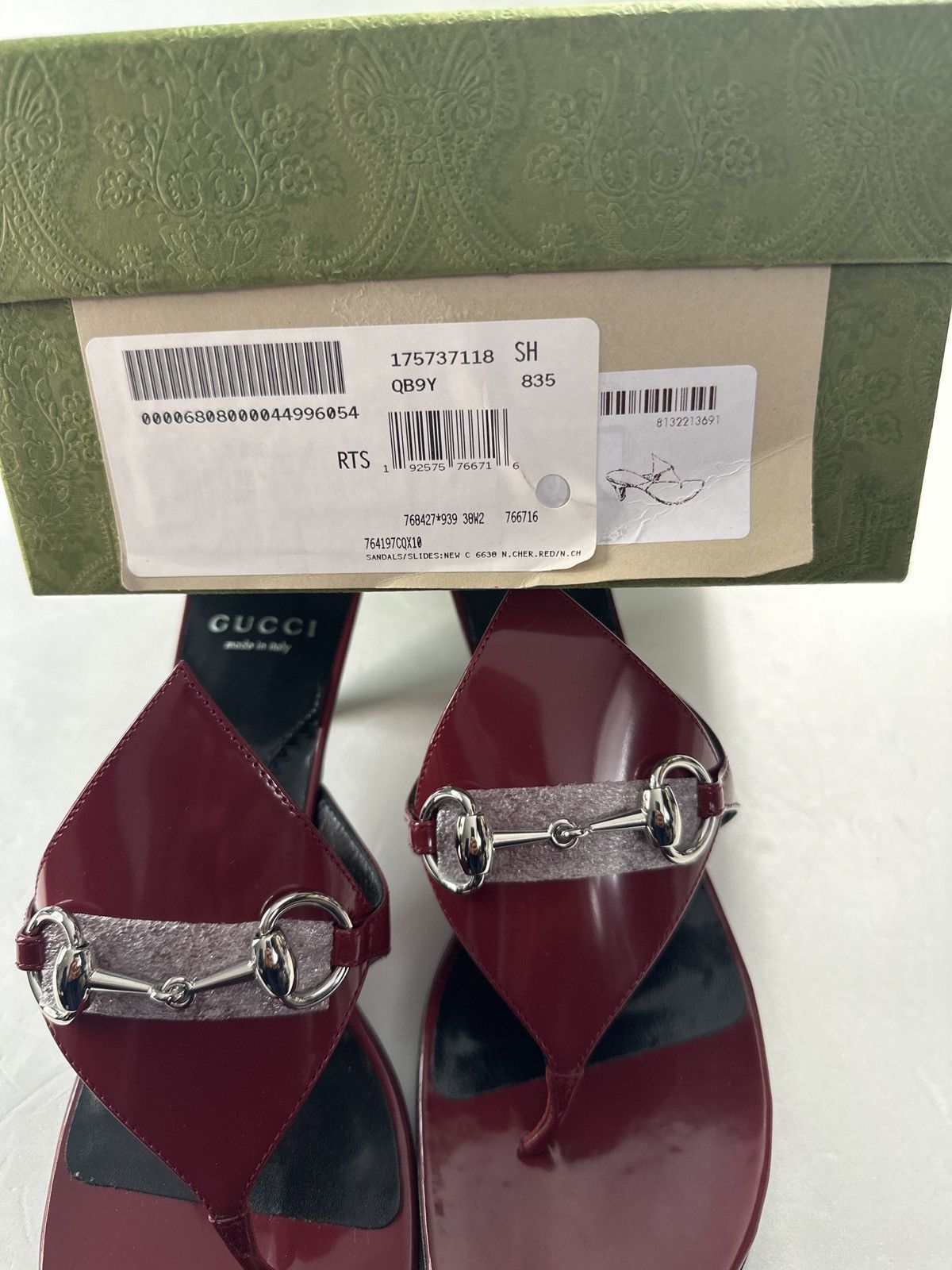 Gucci Gucci Horsebit Kitten Heel Flip Flop Size US 8 / IT 38 - 13 Thumbnail