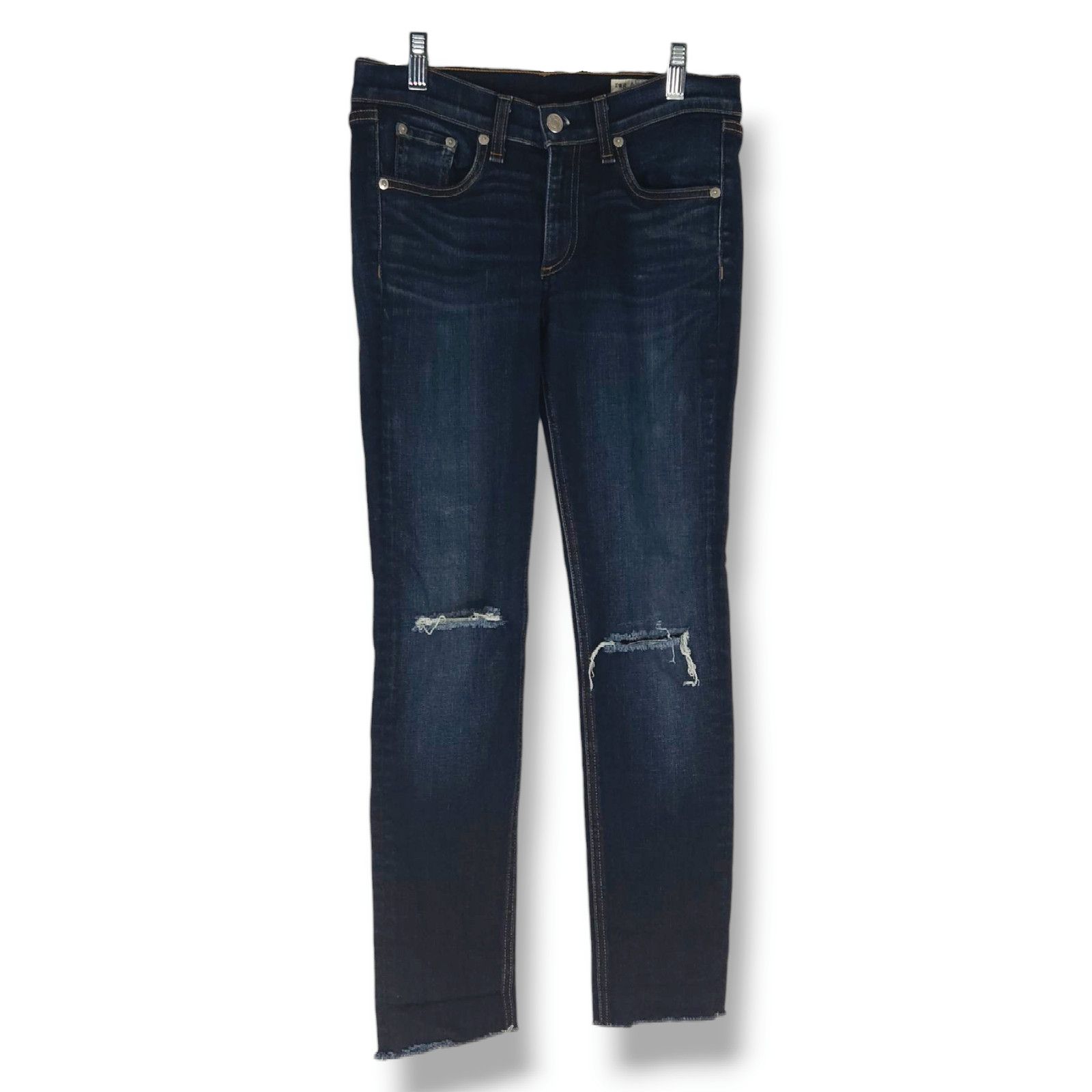 Rag & Bone EUC Rag & Bone Low Rise Denim Ankle Skinny Jeans Sz. 27x26 Size 27" / US 4 / IT 40 - 2 Thumbnail