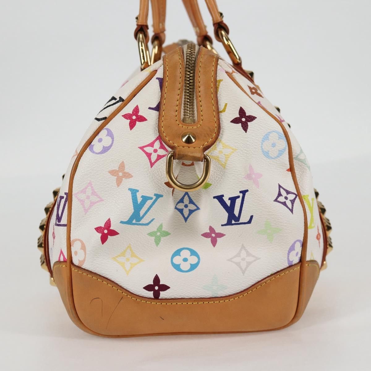 Louis Vuitton LOUIS VUITTON Monogram Multicolor Courtney MM Bag White Size ONE SIZE - 4 Thumbnail