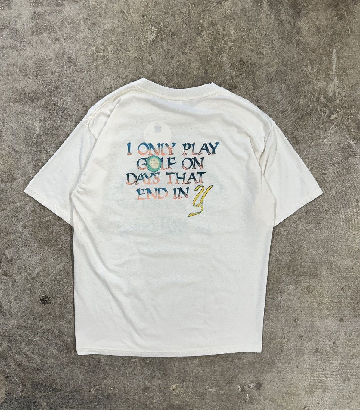Vintage Vintage 90s If Theres No Golf In Heaven Im Not Going T-Shirt Size M / US 6-8 / IT 42-44 - 2 Thumbnail