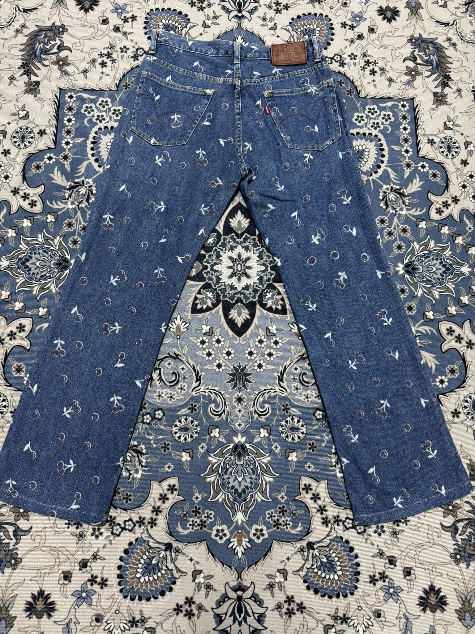 Beauty Beast × Hysteric Glamour × Japanese Brand Vintage hysteric Glamour Kinky Ankle Cut Print Jeans Size US 29 - 2 Thumbnail