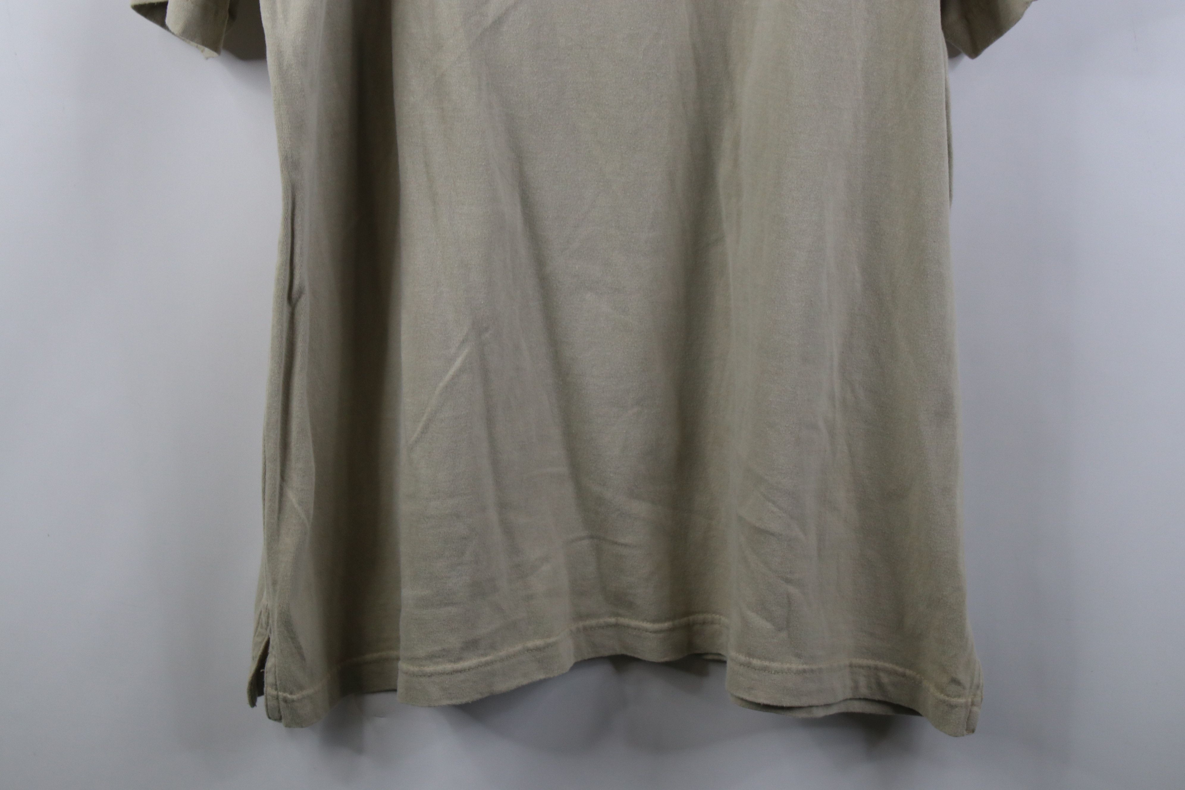 Vintage Vintage 90s Y2K Streetwear Baggy Oversized T-Shirt Beige Size US L / EU 52-54 / 3 - 13 Thumbnail