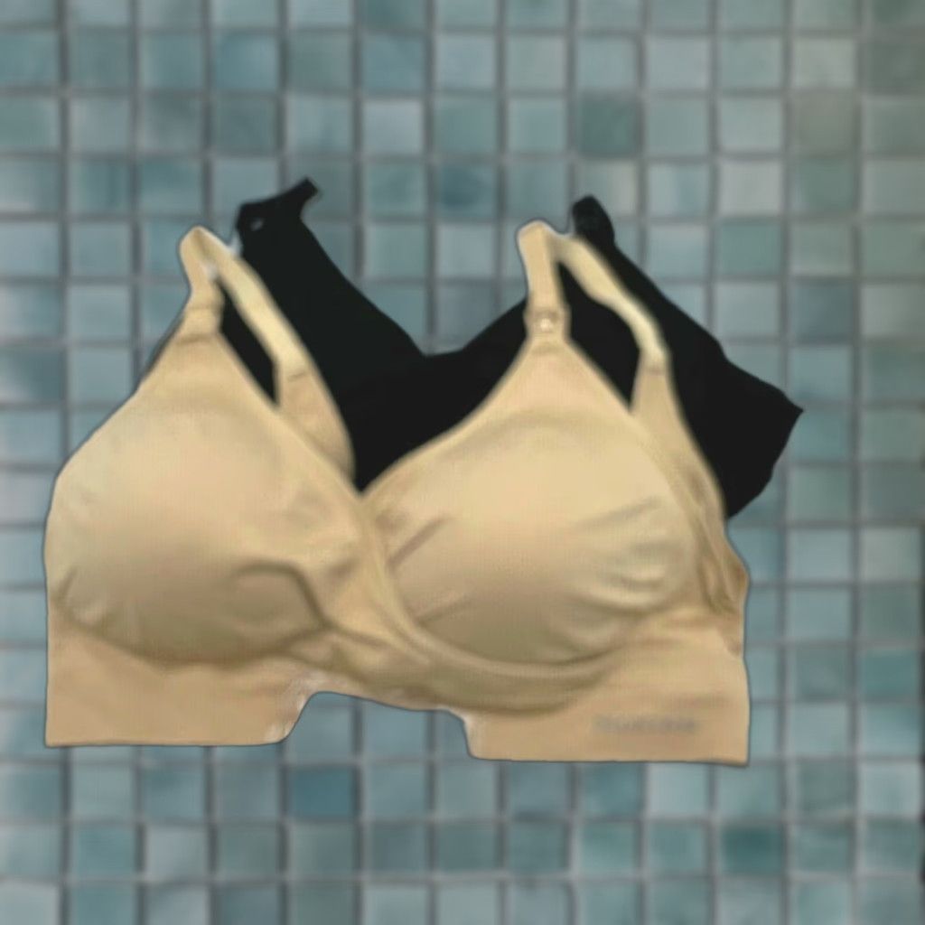 Vintage Hofish Maternity Nursing Bra Set, Full Coverage Padded, Pack Of 3, Size Xl, Multicolor, Wireless, Womens