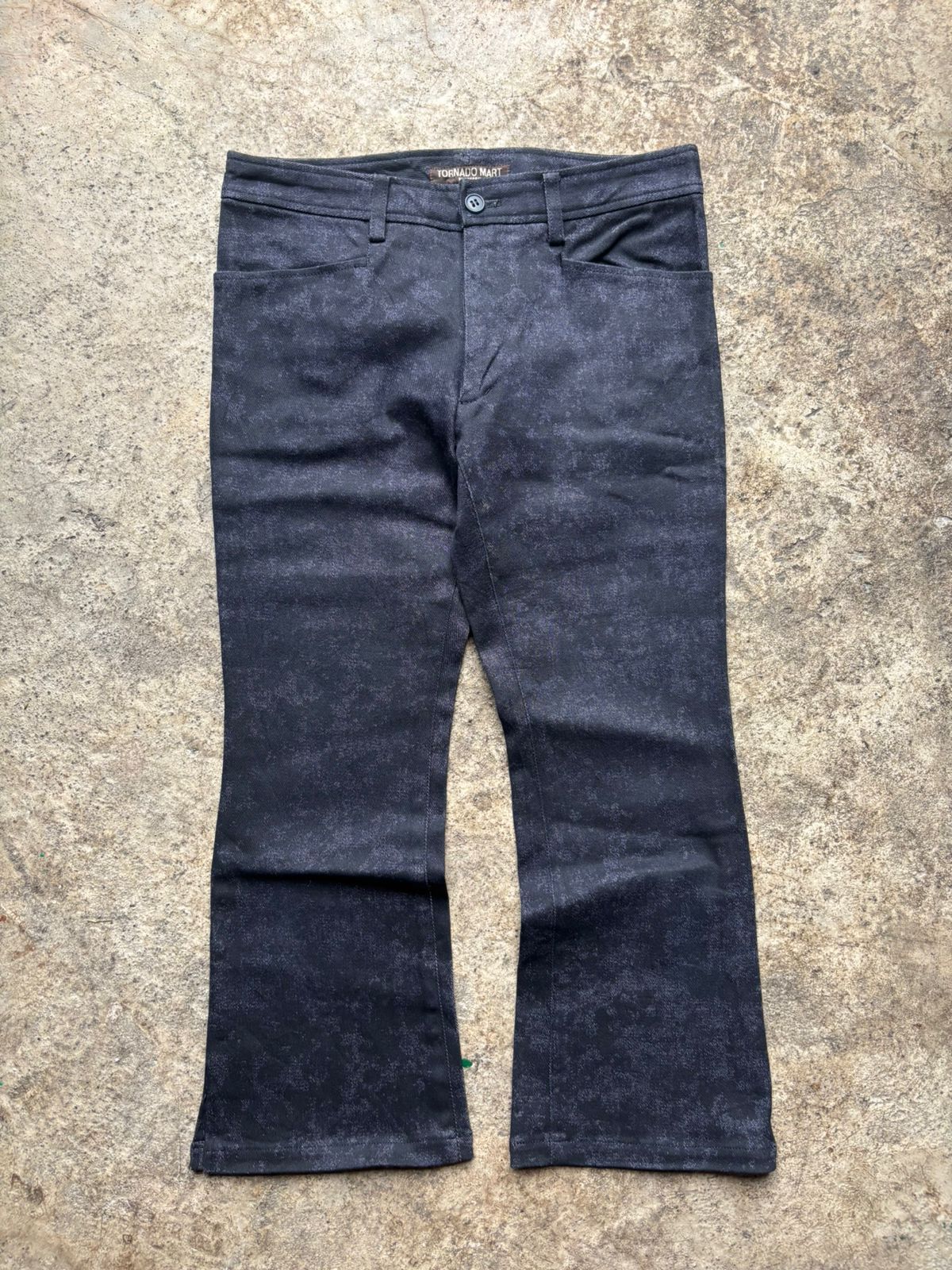 Tornado Mart 2000s Tornado Mart Pattern Cropped Pants Size 26" / US 2 / IT 38 - 1 Thumbnail