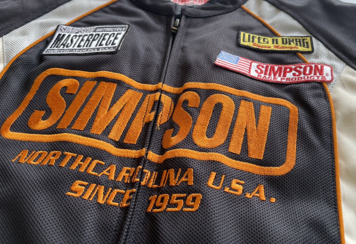 Sports Specialties Simpson Bikers Racing Wear Jacket Size US L / EU 52-54 / 3 - 9 Thumbnail