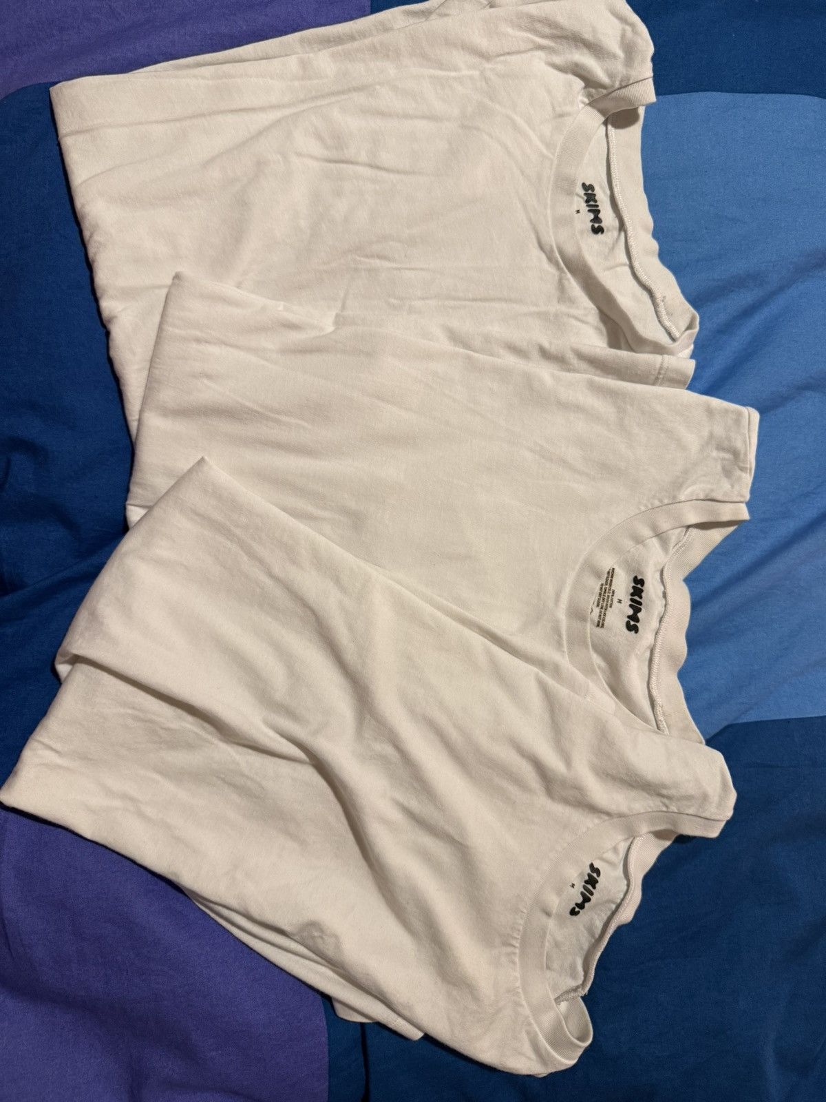 Skims 3 pack white tee