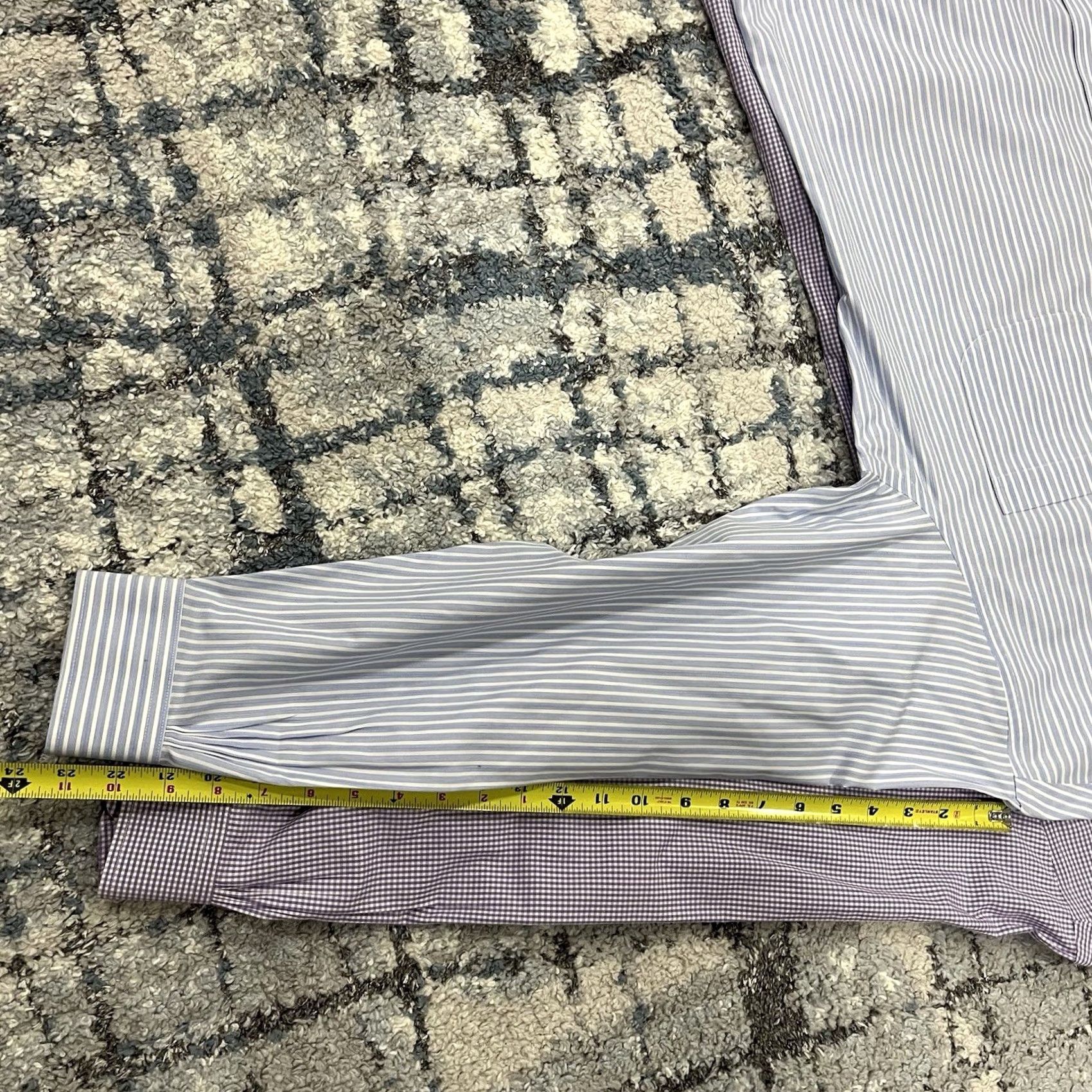 Brooks Brothers Brooks Brothers Mens Dress Shirt Lot Size 16 33 Non Iron Supima Cotton Polka Dot Blue Long Sleeve Regular Fit Classic Office Mens Size 42R - 6 Thumbnail