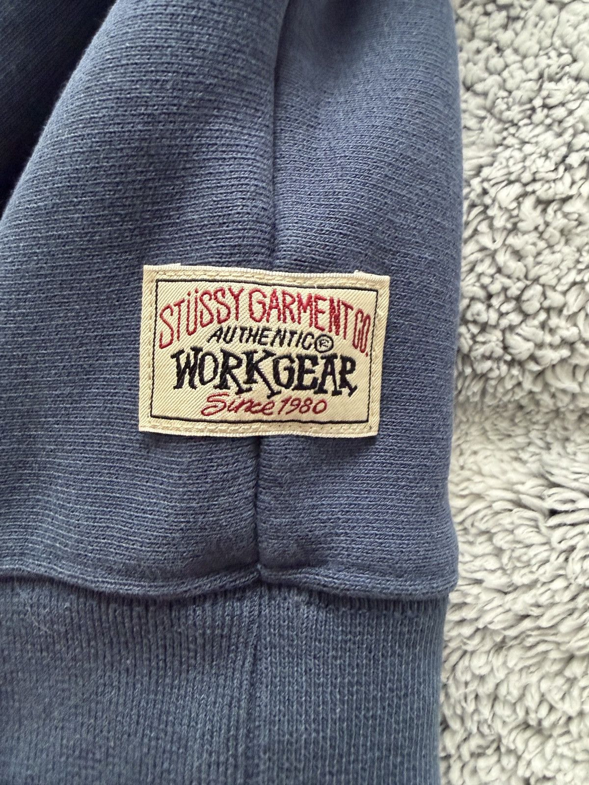 Stussy Stussy Fleece Hoodie Blue Size US S / EU 44-46 / 1 - 3 Thumbnail