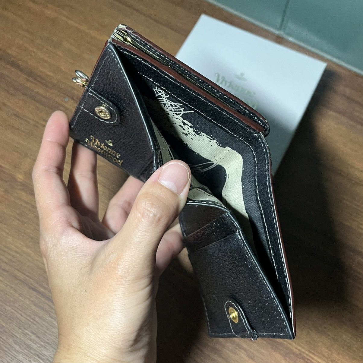 Vivienne Westwood Vivienne Westwood EXECUTIVE Clasp Bi-Fold Mini Wallet Size ONE SIZE - 12 Thumbnail