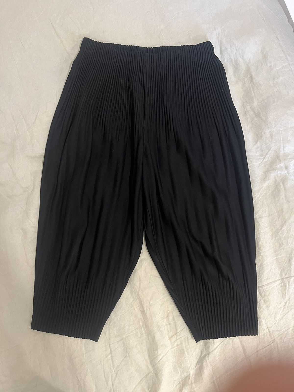 Pleats Please Issey Miyake Cropped pleat pants Size US 30 / EU 46 - 2 Thumbnail