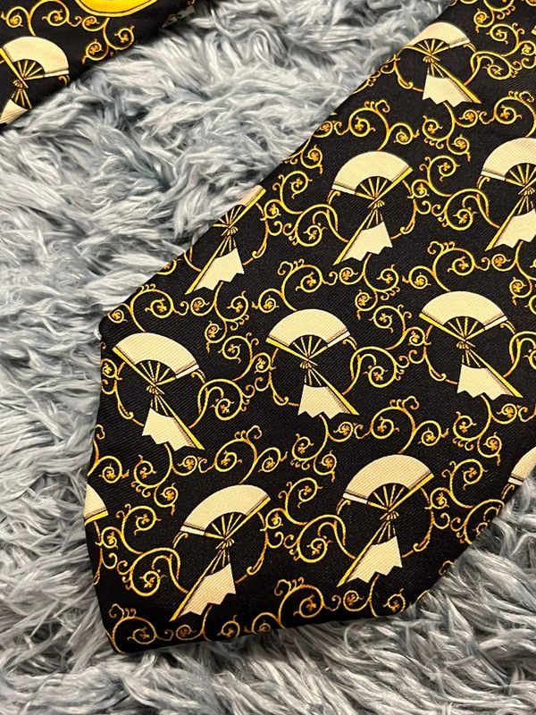 Christian Dior Monsieur × Vintage Christian Dior vintage silk tie Made In France Size ONE SIZE - 2 Thumbnail
