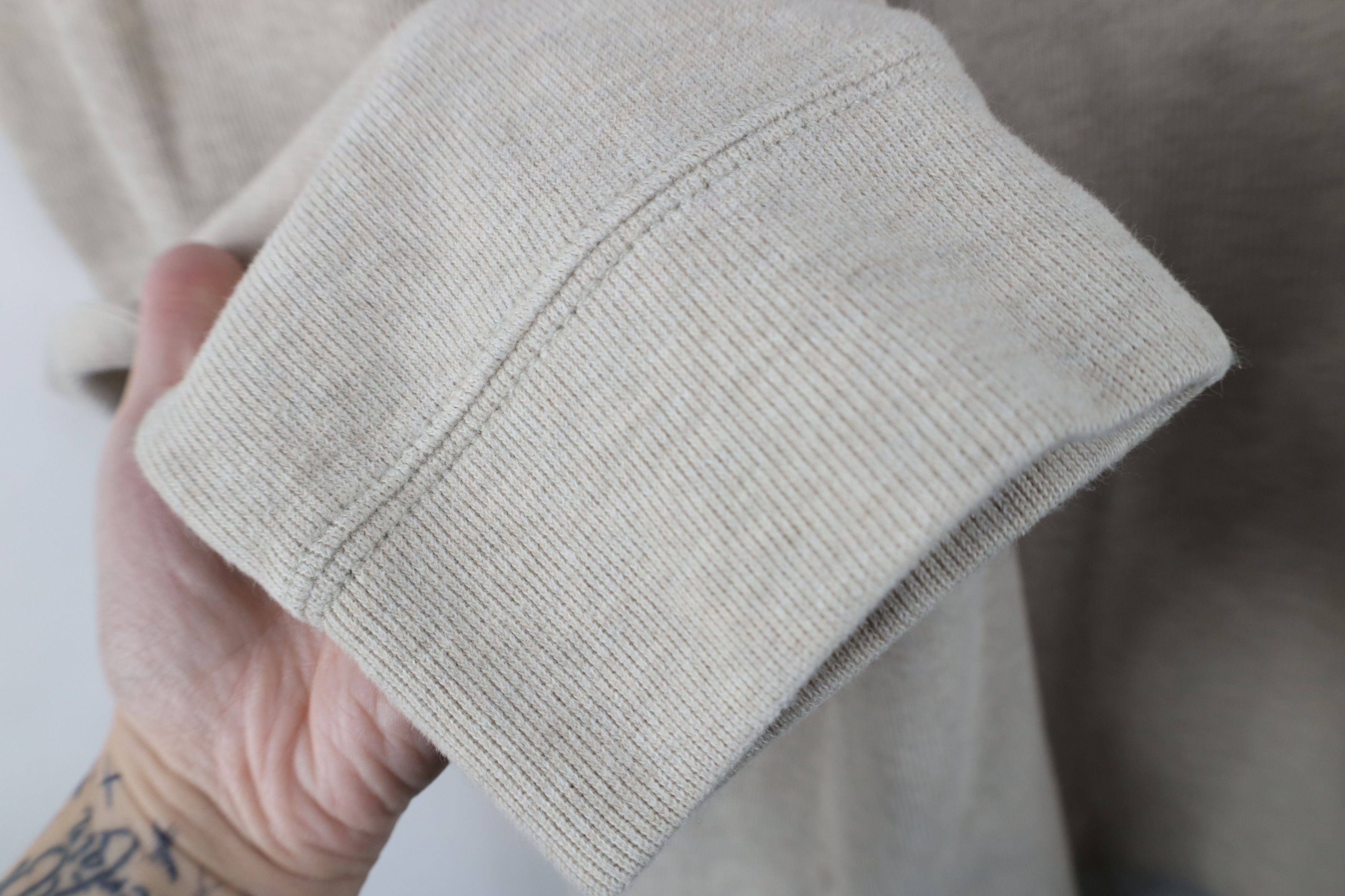 Ralph Lauren Vintage 90s Ralph Lauren Cotton Ribbed Knit Half Zip Sweater Size US XXL / EU 58 / 5 - 8 Thumbnail