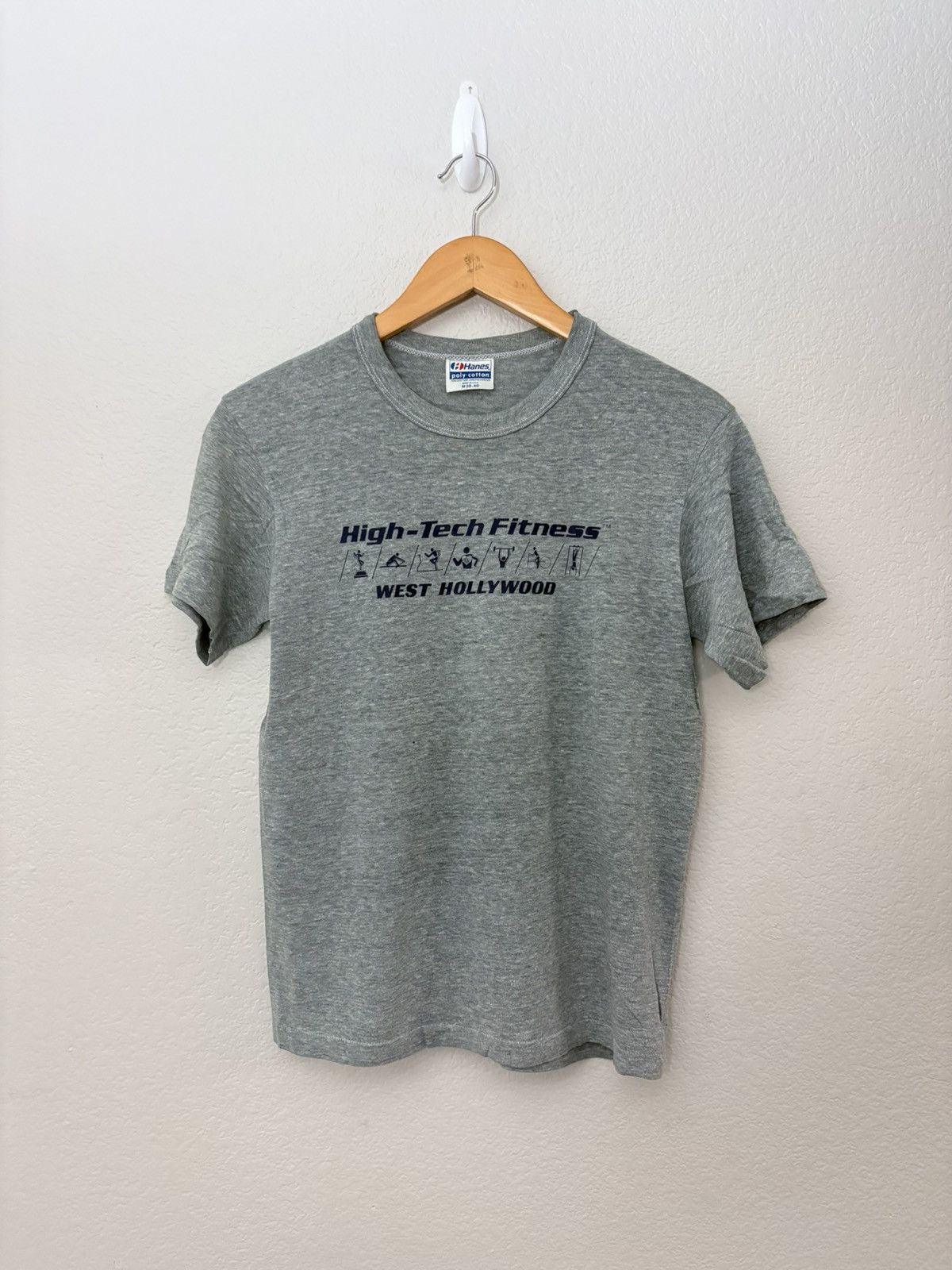 Vintage 80’s Hollywood High Tech Fitness 50/50 Vintage Tee Size US M / EU 48-50 / 2 - 2 Thumbnail