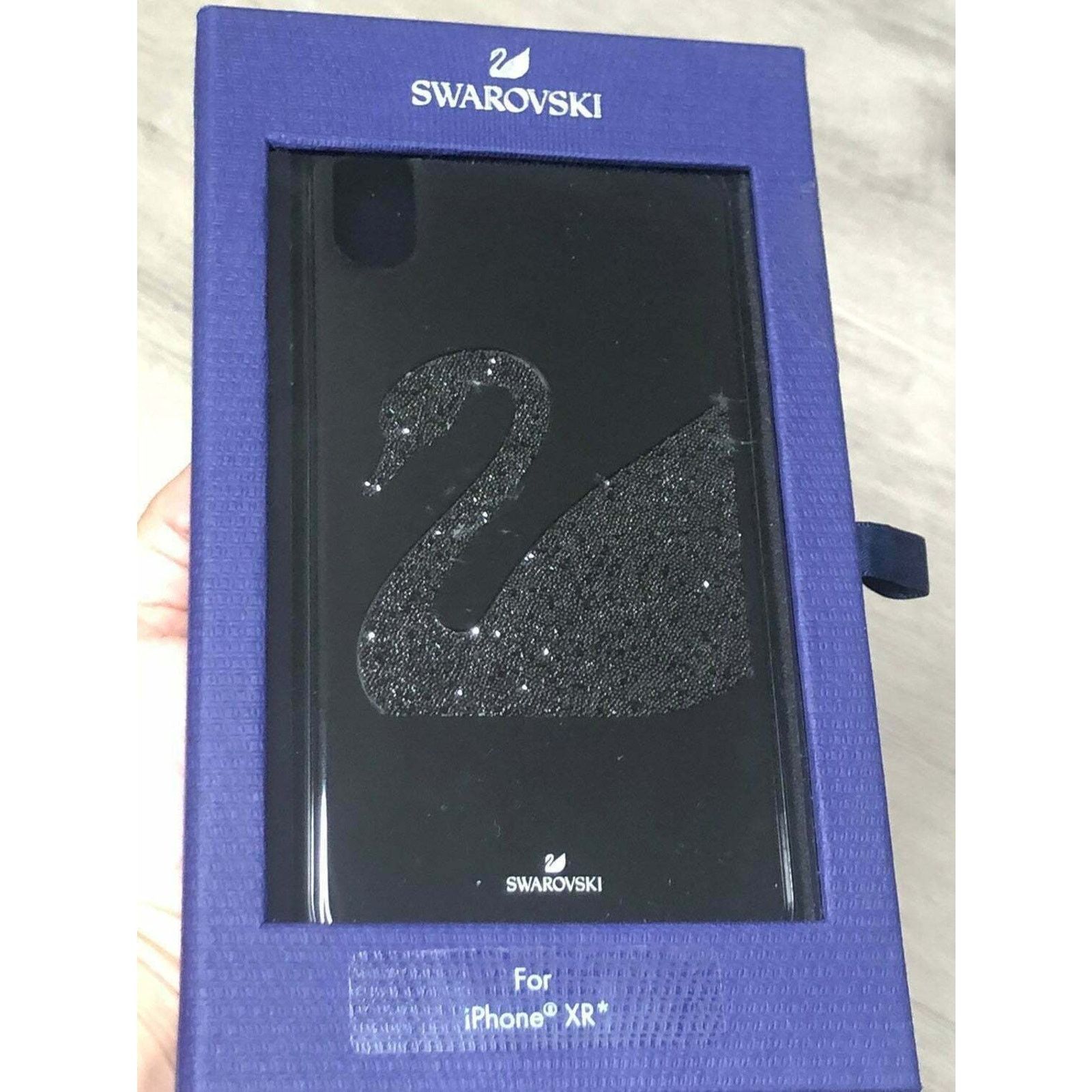 SWAROVSKI SWAN IPHONE XR cheapest CASE GRAY