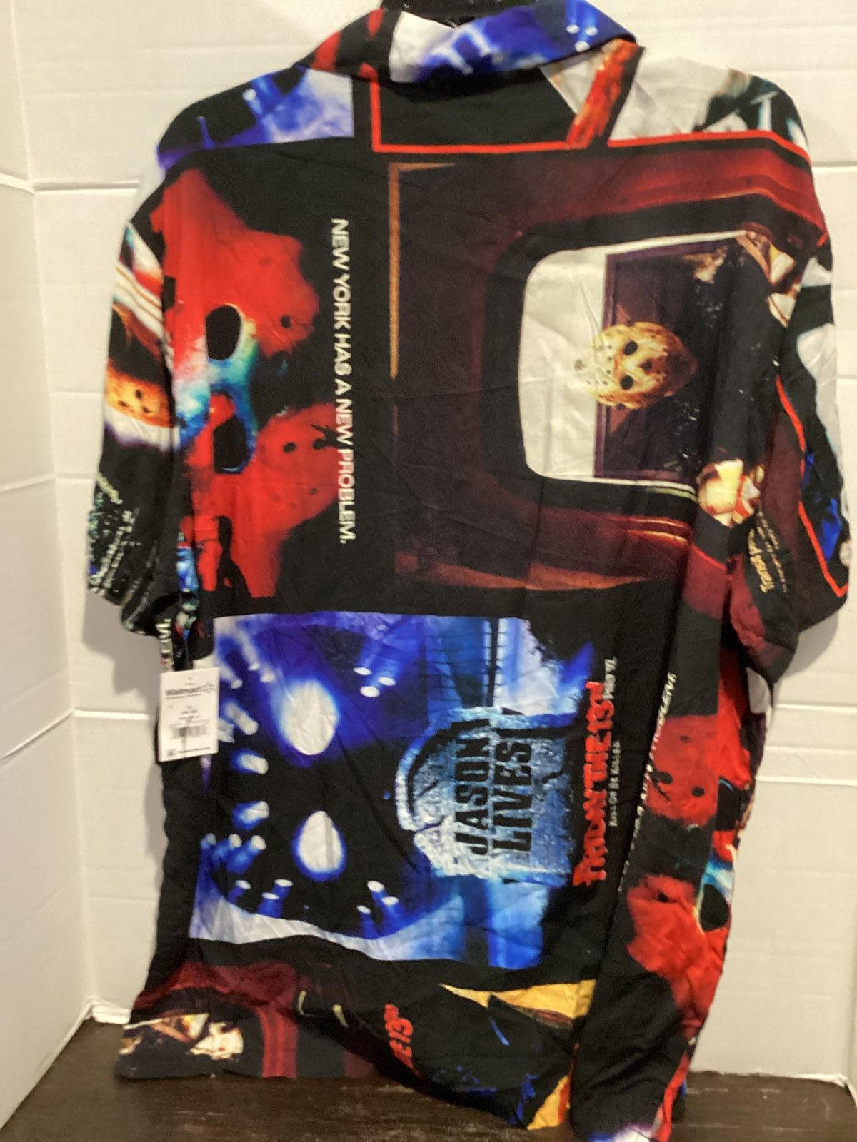 Other Mens Friday the 13th Black Graphic Button up Shirt x Large Size US XL / EU 56 / 4 - 5 Thumbnail