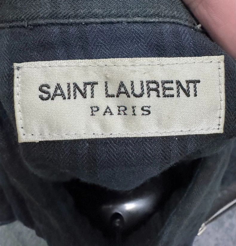 Saint Laurent Paris Saint Laurent Gradient Plaid Shirt-2505 Size US S / EU 44-46 / 1 - 6 Thumbnail