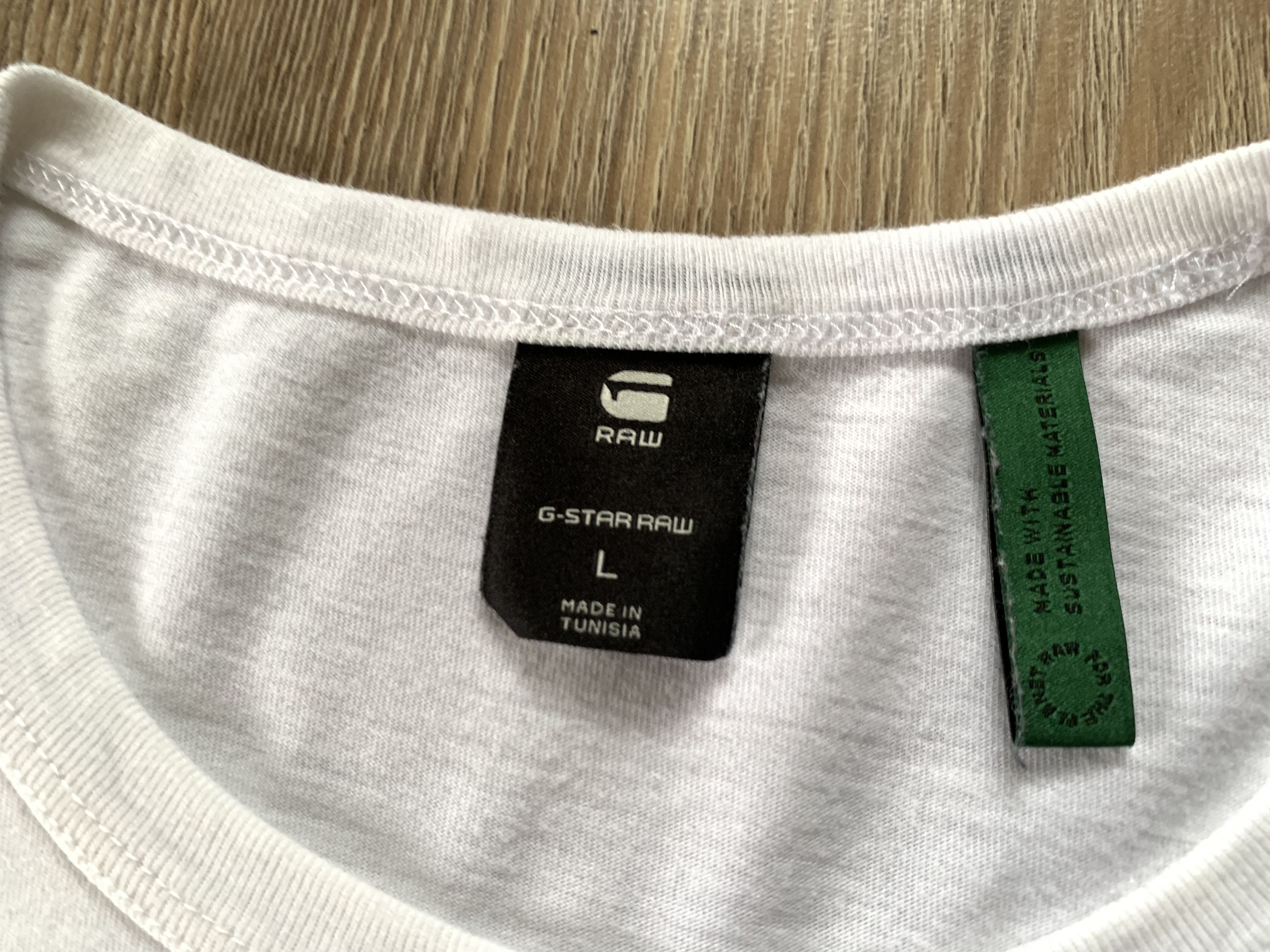 G-Star G Star Raw Basic White Long Sleeve T Shirt Size US L / EU 52-54 / 3 - 6 Thumbnail