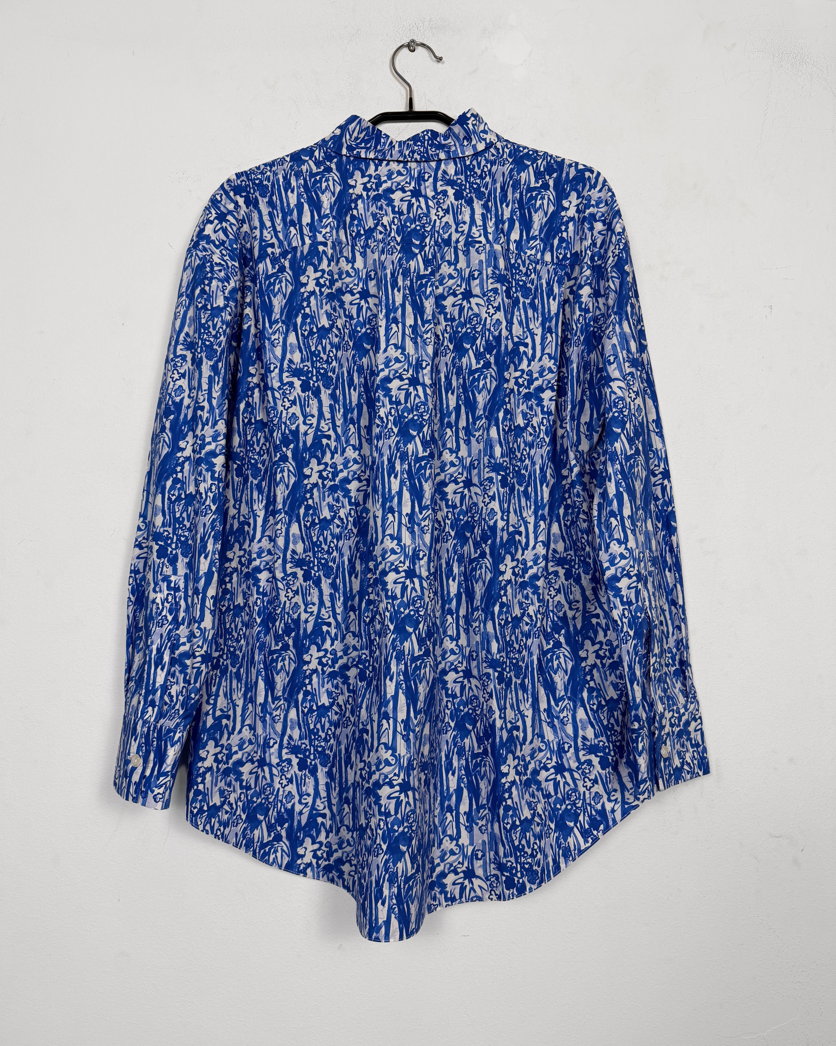 Marni Oversized Abstract Floral Poplin Shirt Size US L / EU 52-54 / 3 - 2 Thumbnail
