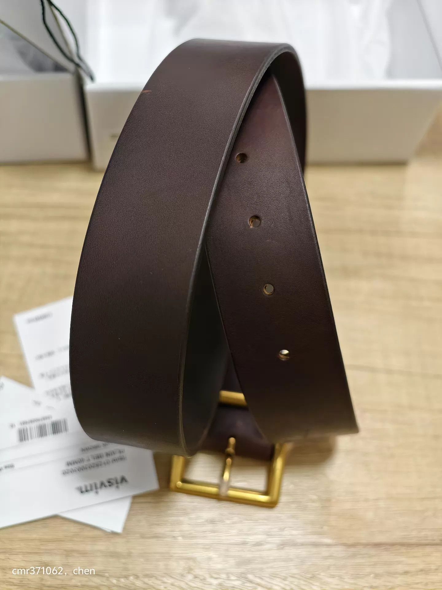 Visvim visvim 25aw plain belt 40mm dk brown w34/w36 Size ONE SIZE - 6 Thumbnail