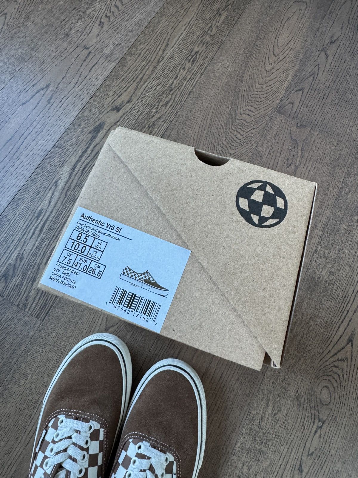 Vans Vans Authentic VR3 SF Brown Suede Checkboard Sneakers Rare Size US 8.5 / EU 41-42 - 16 Thumbnail