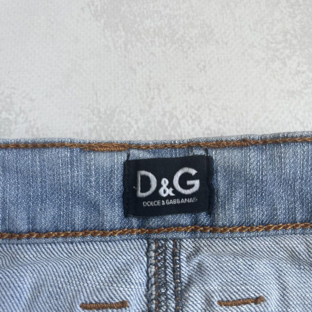 Dolce & Gabbana Vintage Denim Dolce and Gabana midi Skirt Dg Size 30" / US 8 / IT 44 - 7 Thumbnail