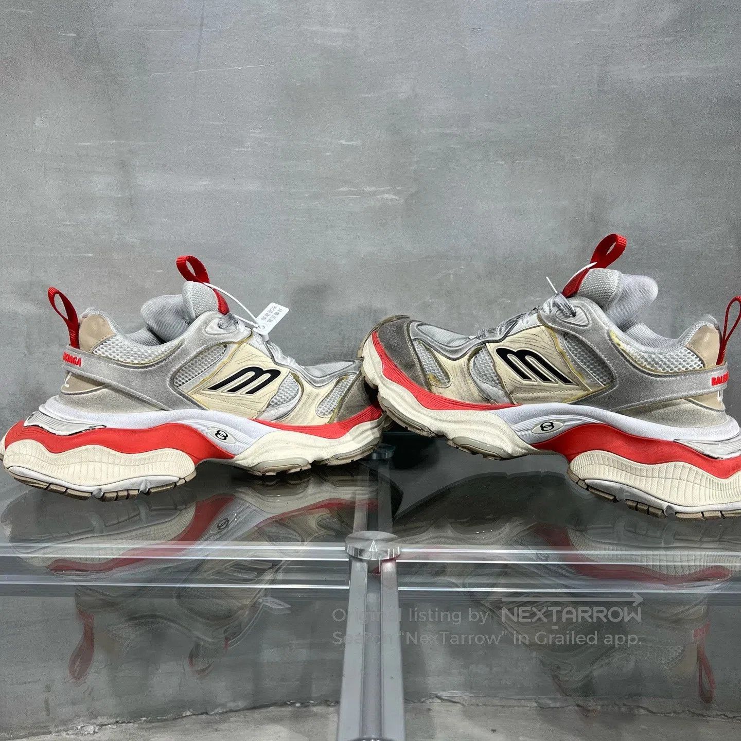 Balenciaga Balenciaga CARGO White and Red shoes Size US 9 / EU 42 - 4 Thumbnail