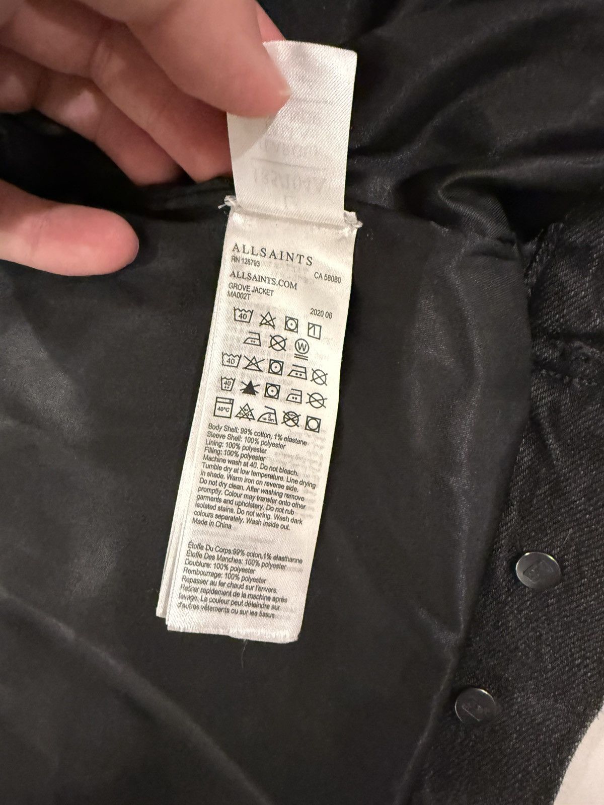 Allsaints ALL SAINTS DENIM JACKET Size US L / EU 52-54 / 3 - 13 Thumbnail