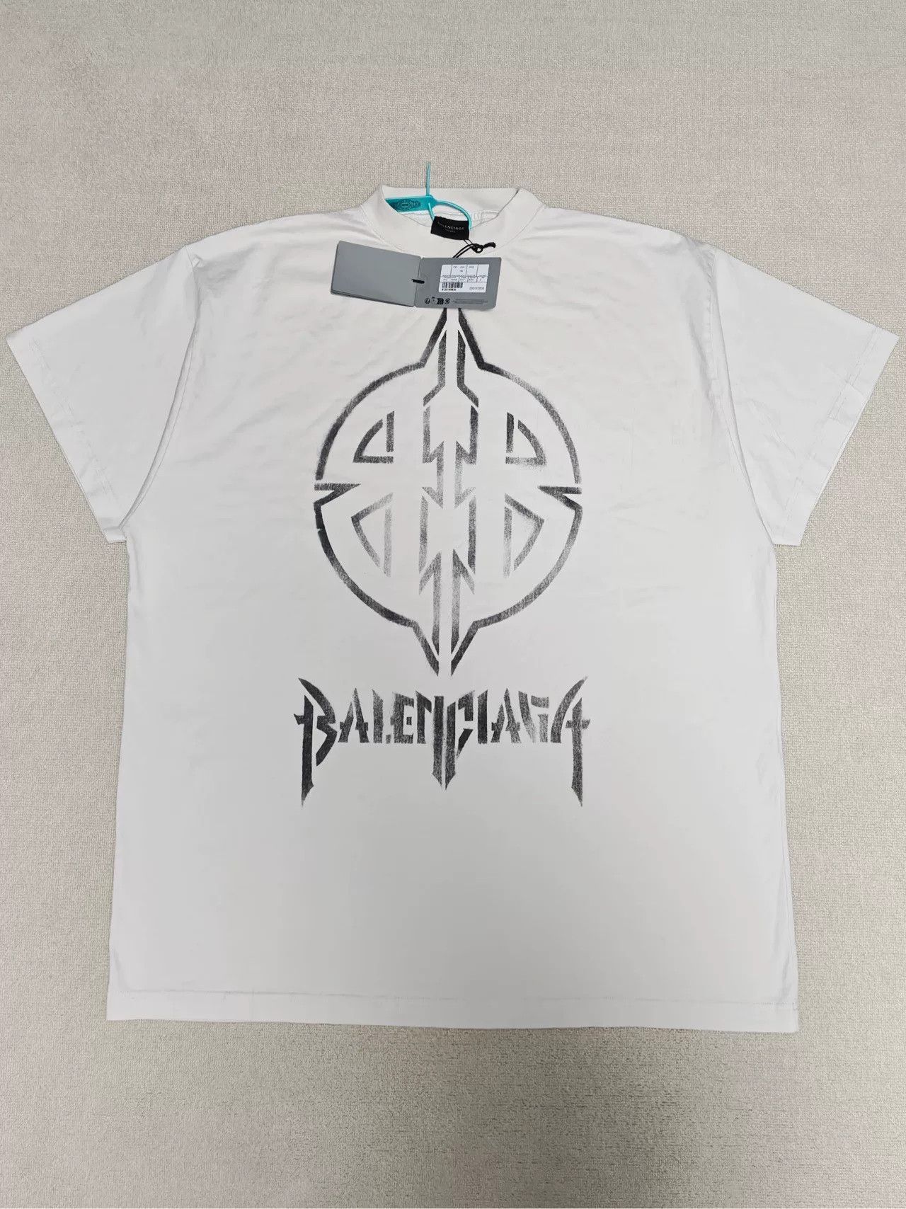 Balenciaga Balenciaga 23FW Bitcoin Distressed Tee Size US S / EU 44-46 / 1 - 1 Thumbnail